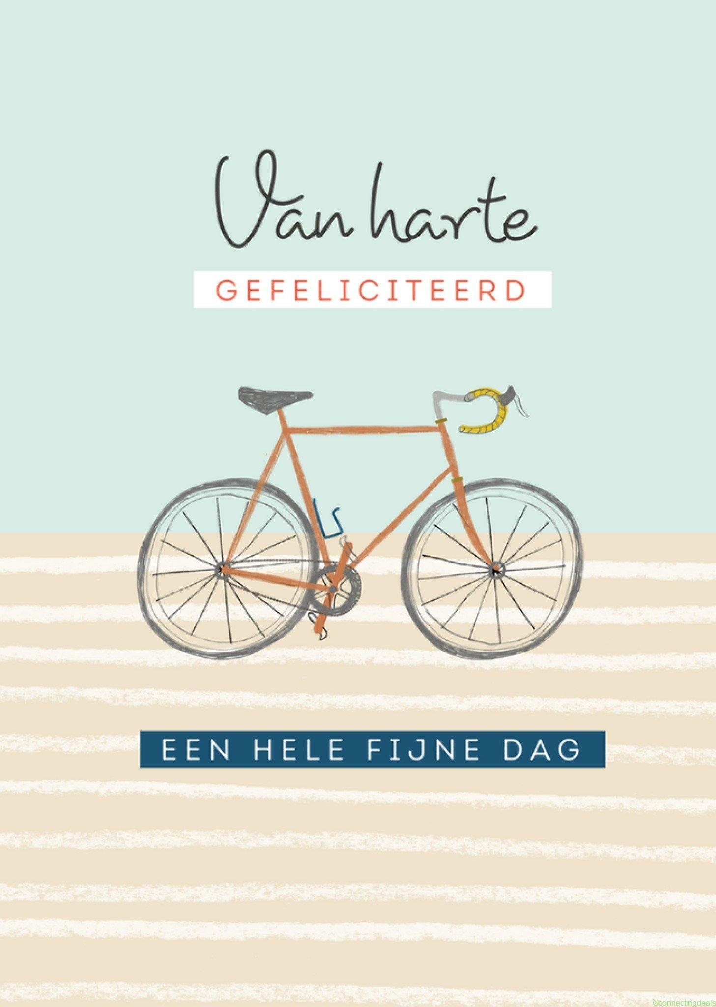 TMS Verjaardagskaart Fiets Standard