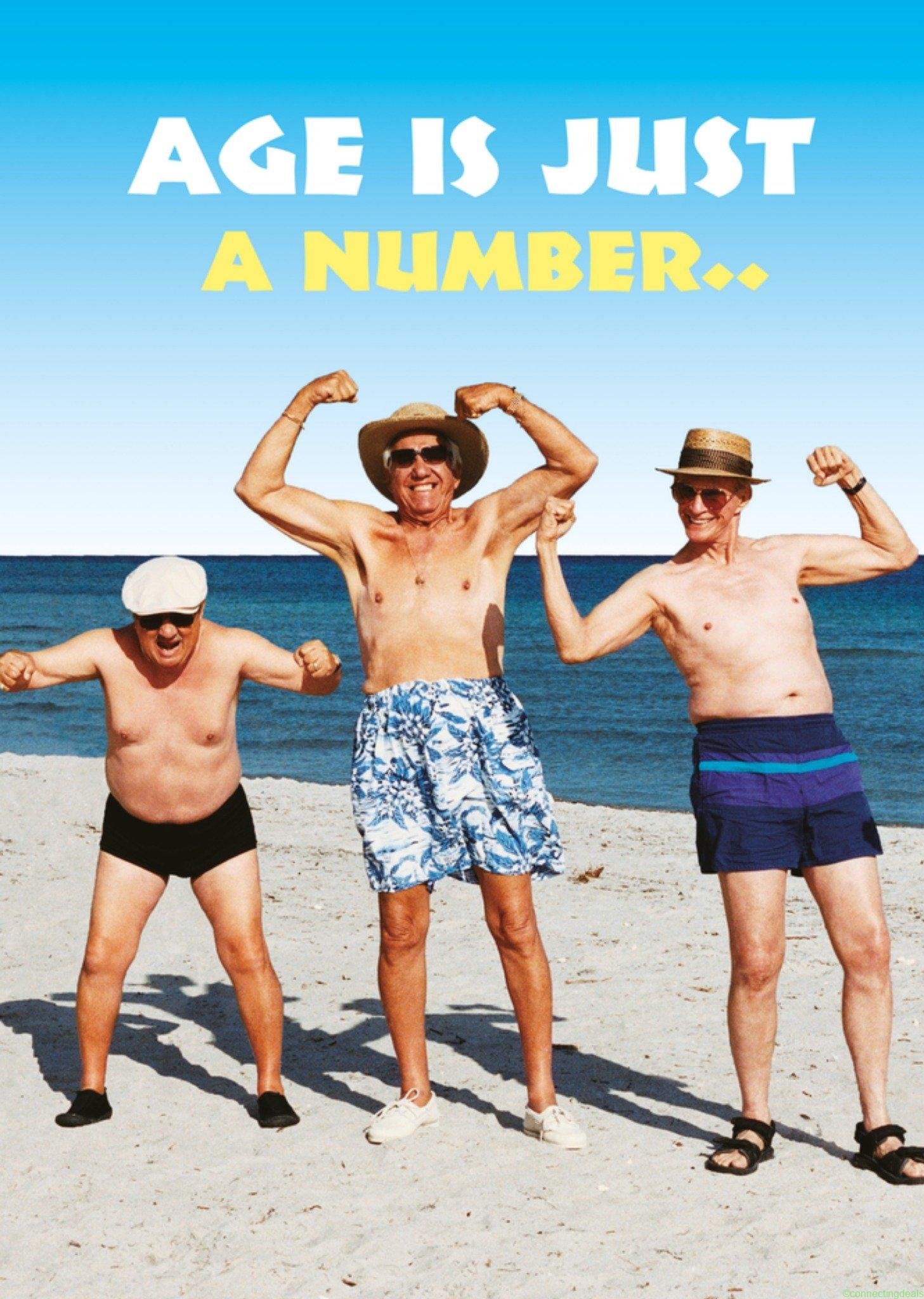 TMS Verjaardagskaart age is just a number