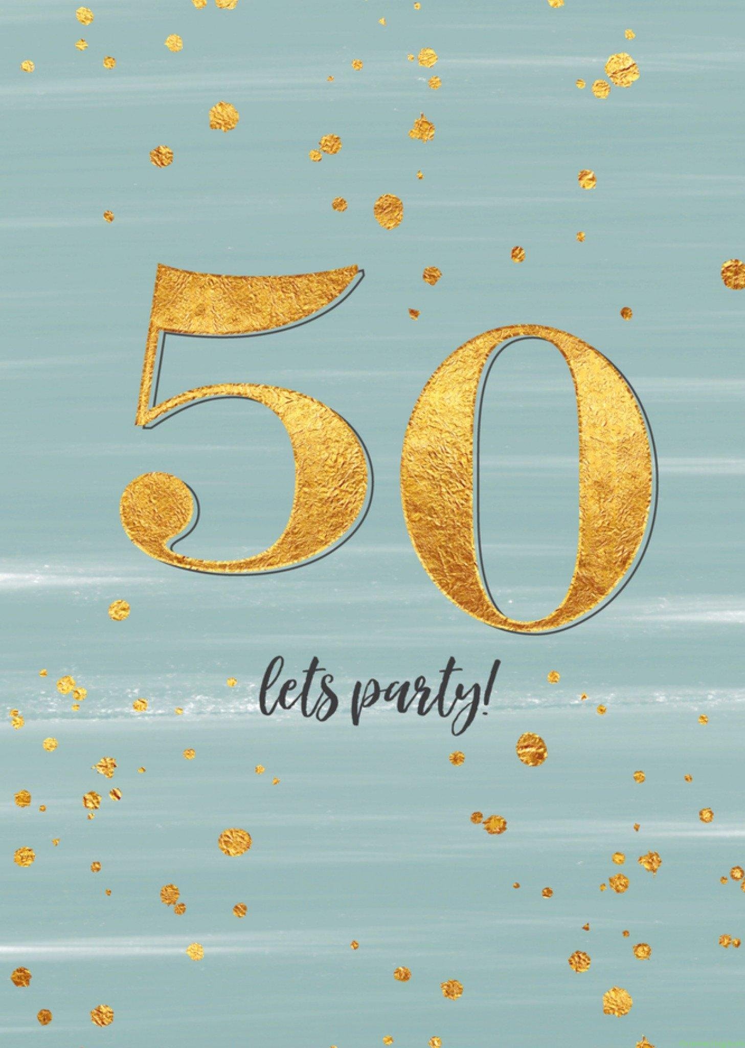 Tsjip Uitnodiging verjaardagsfeest 50