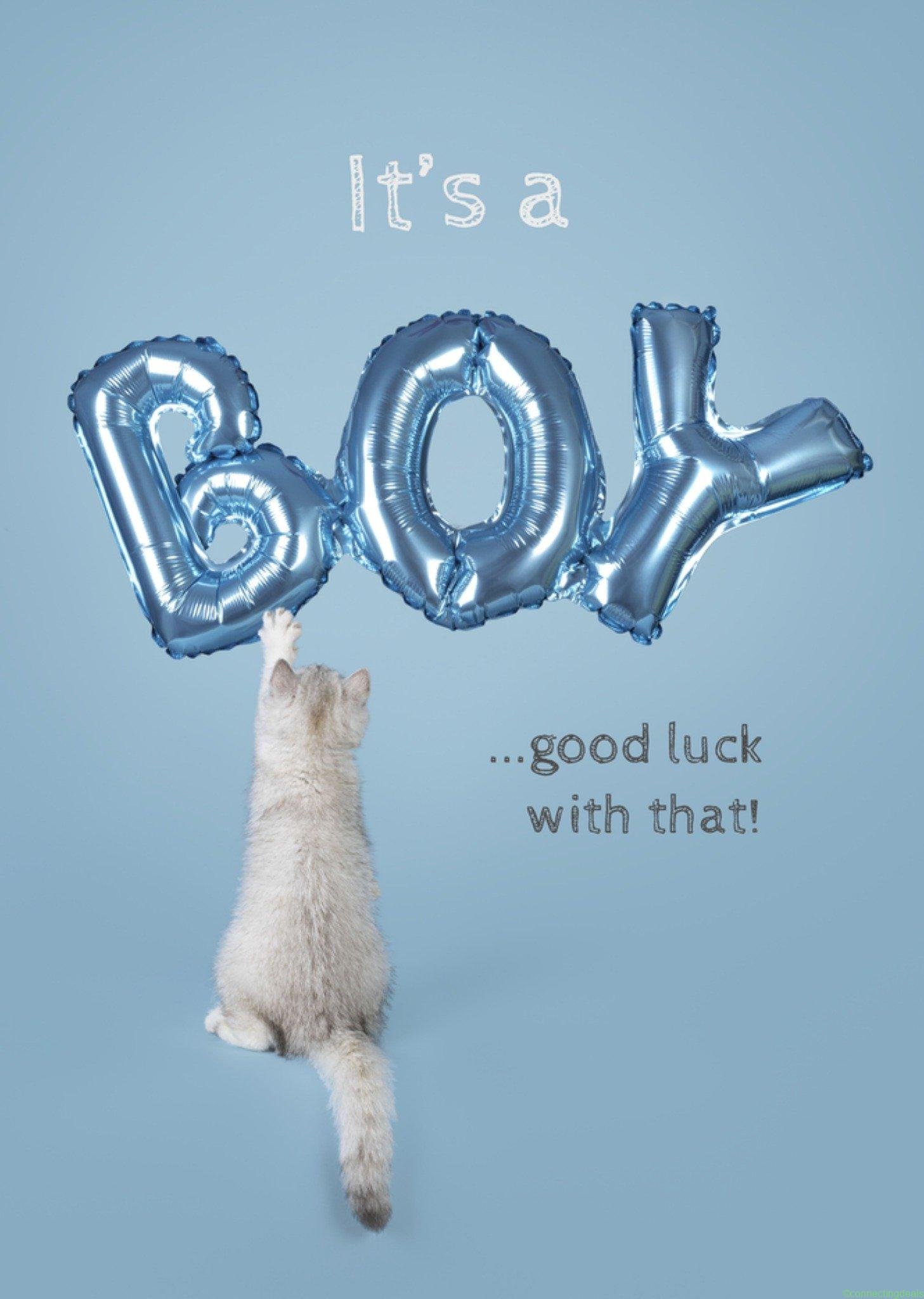 Catchy Images Geboortekaart Its a BOY