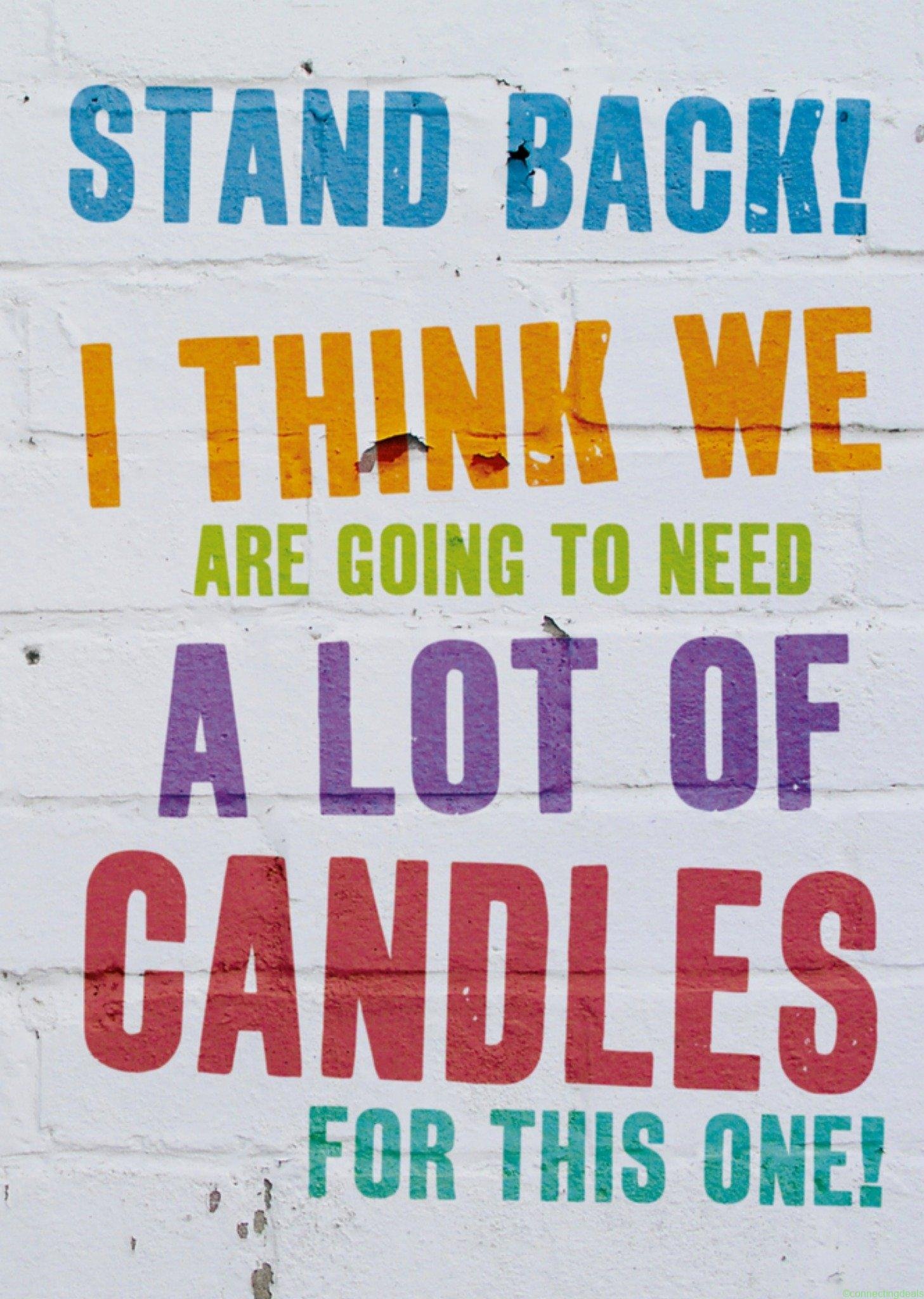 Brainbox Candy Verjaardagskaart grappig Giant