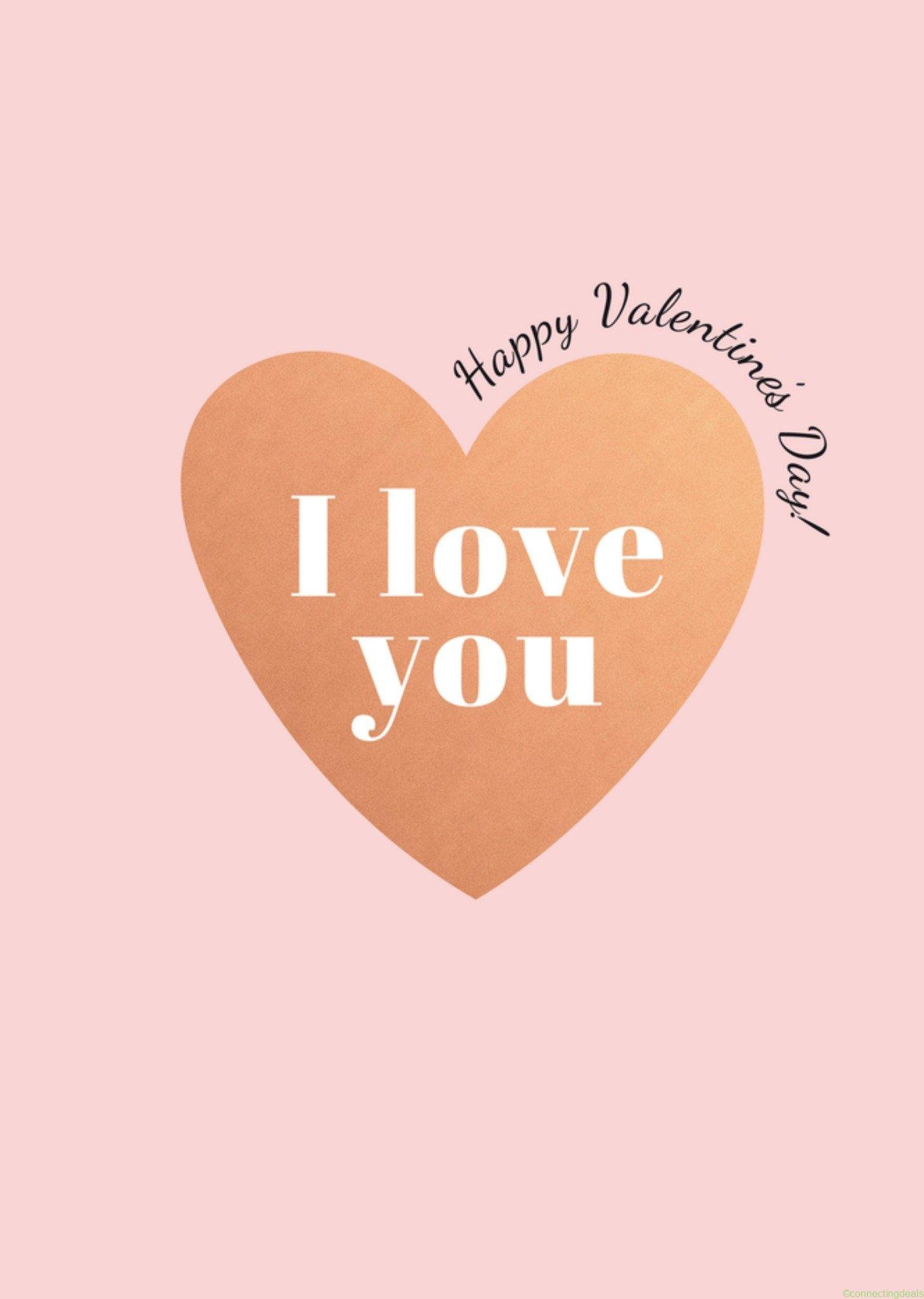 Tsjip Valentijnskaart hartje Large Card