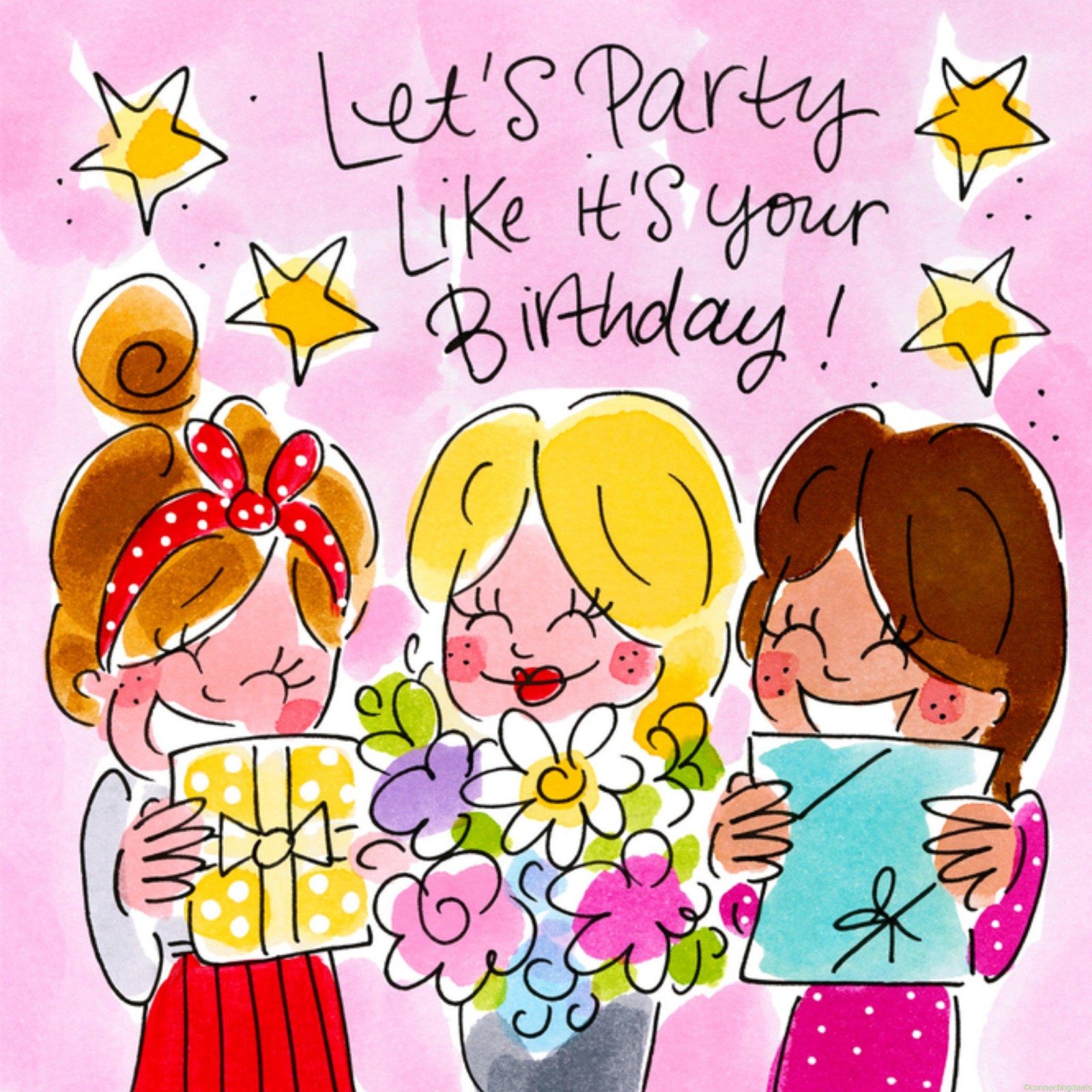 Blond Amsterdam Verjaardag Vrolijk