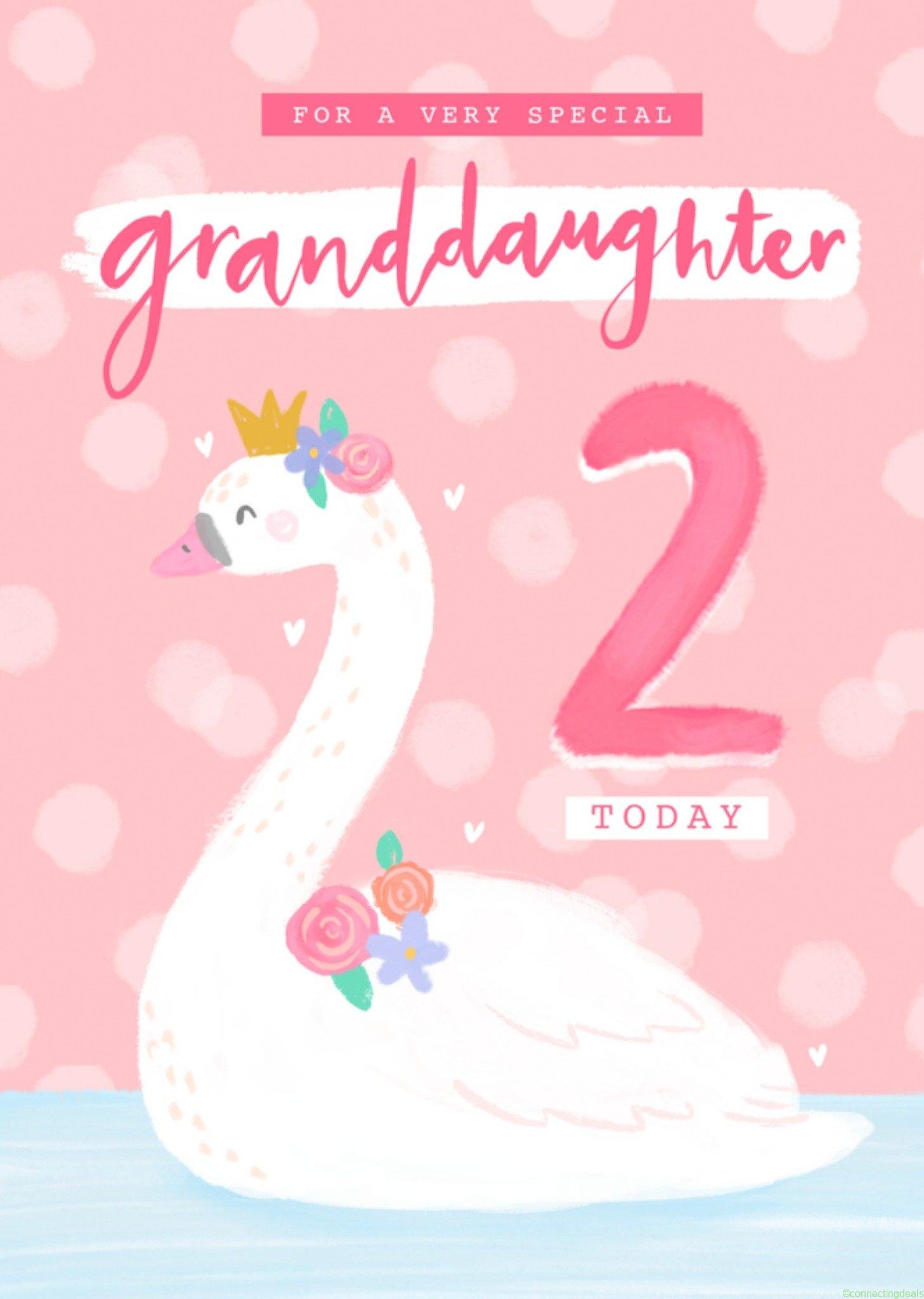 Greetz Verjaardagskaart zwaan met leeftijd