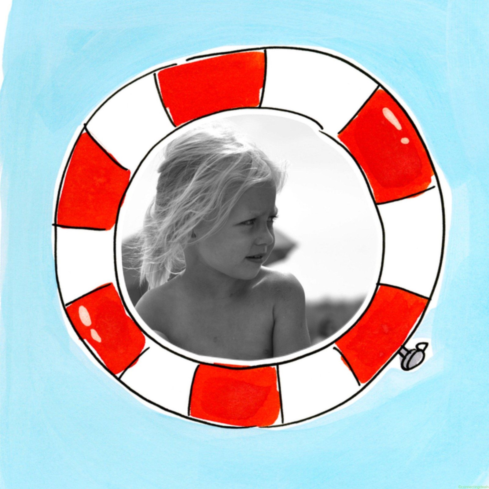 Blond Amsterdam Vakantiekaart fotokaart