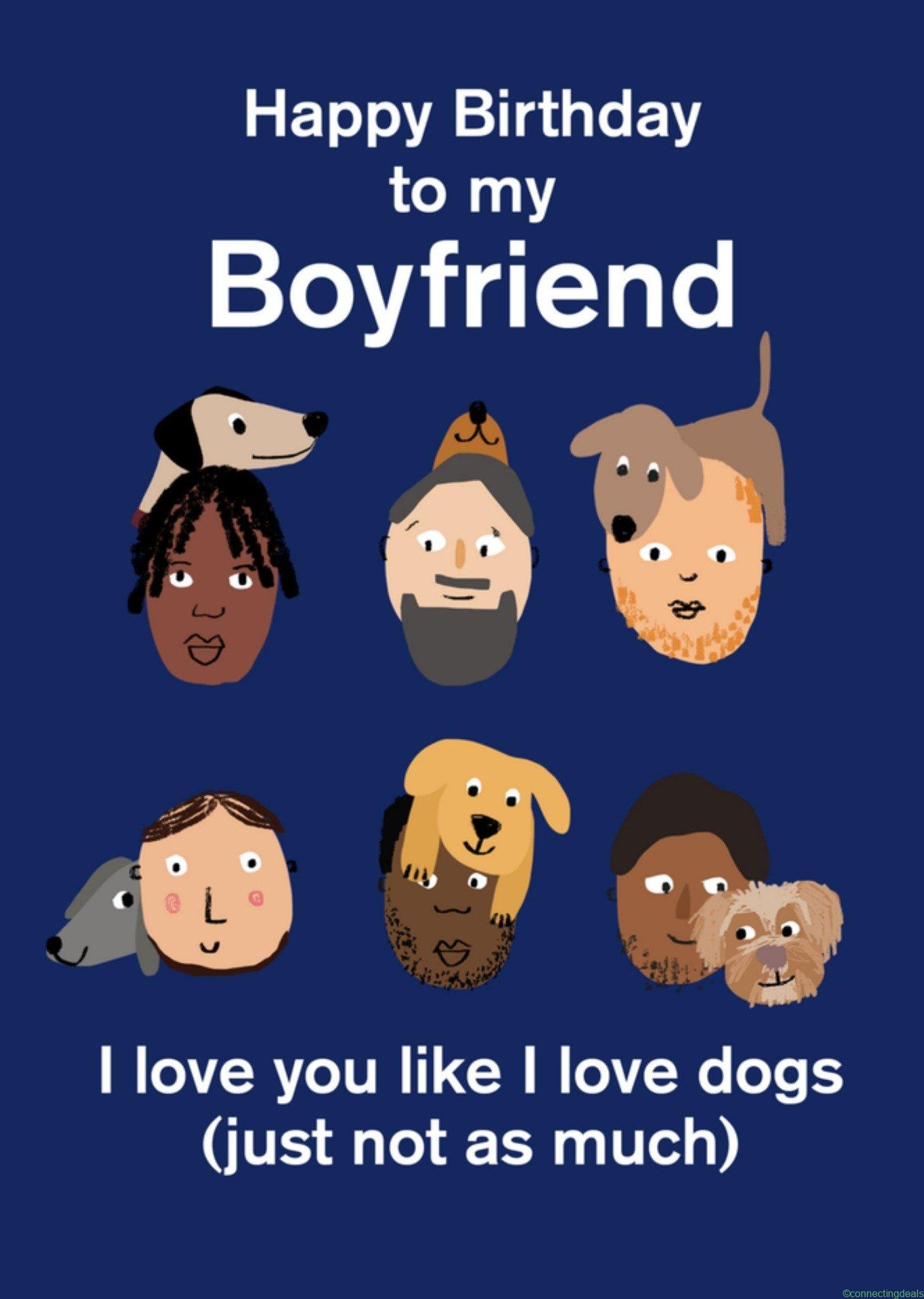 Greetz Verjaardagskaart dogs Standard