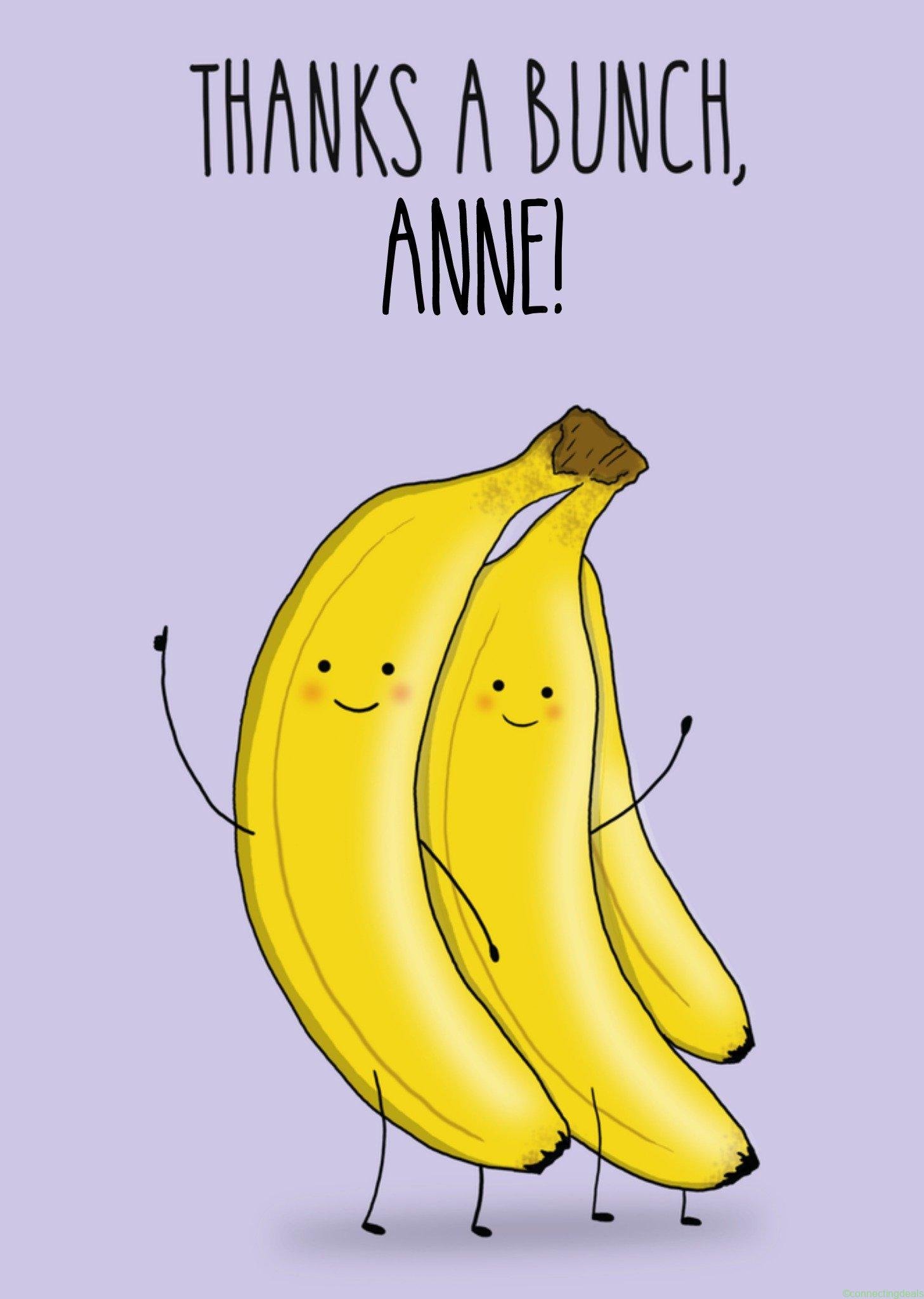 All the best cards Bedankt Banaan Large