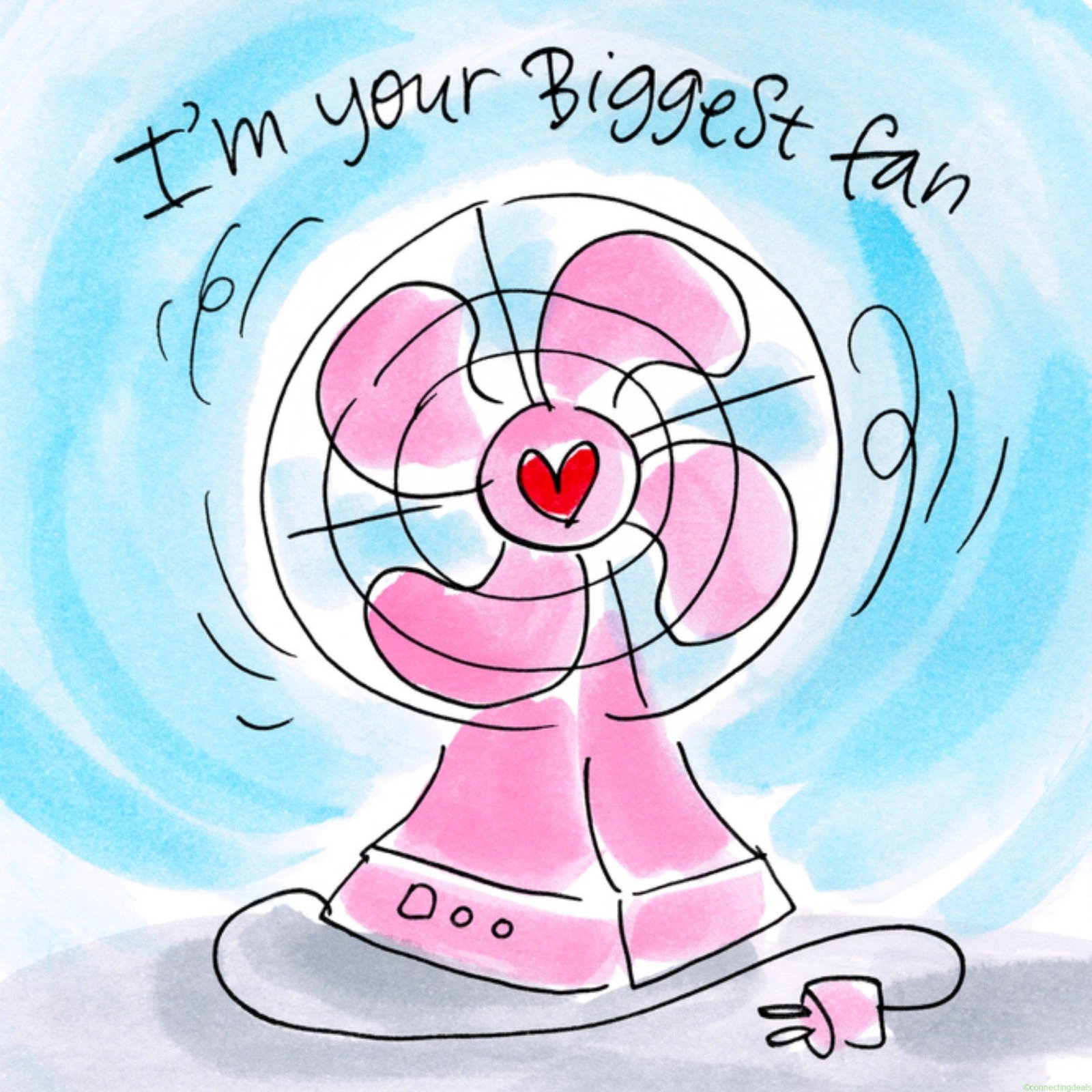 Blond Amsterdam Valentijnskaart fan Square