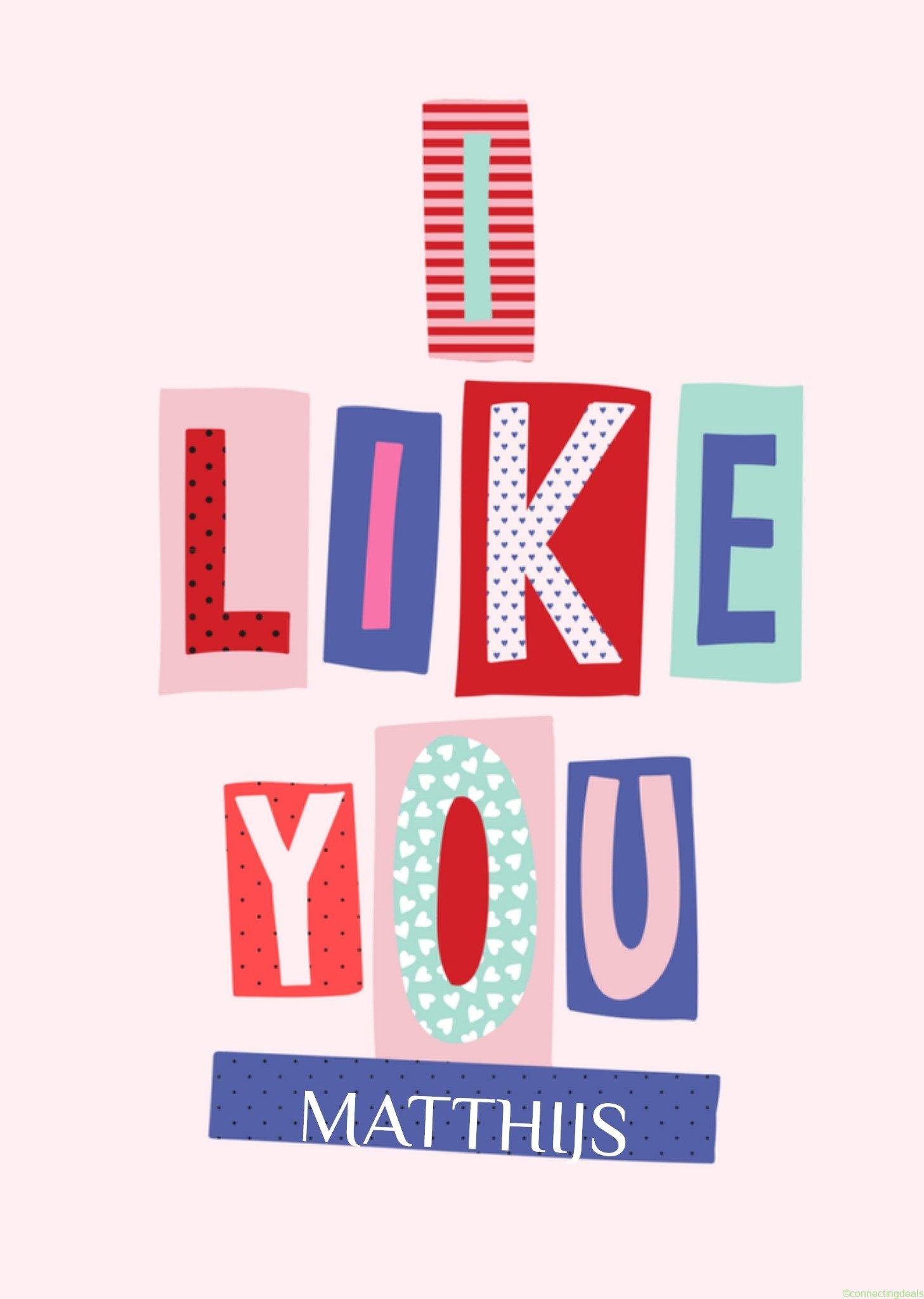 Greetz Valentijnskaart met aanpasbare naam