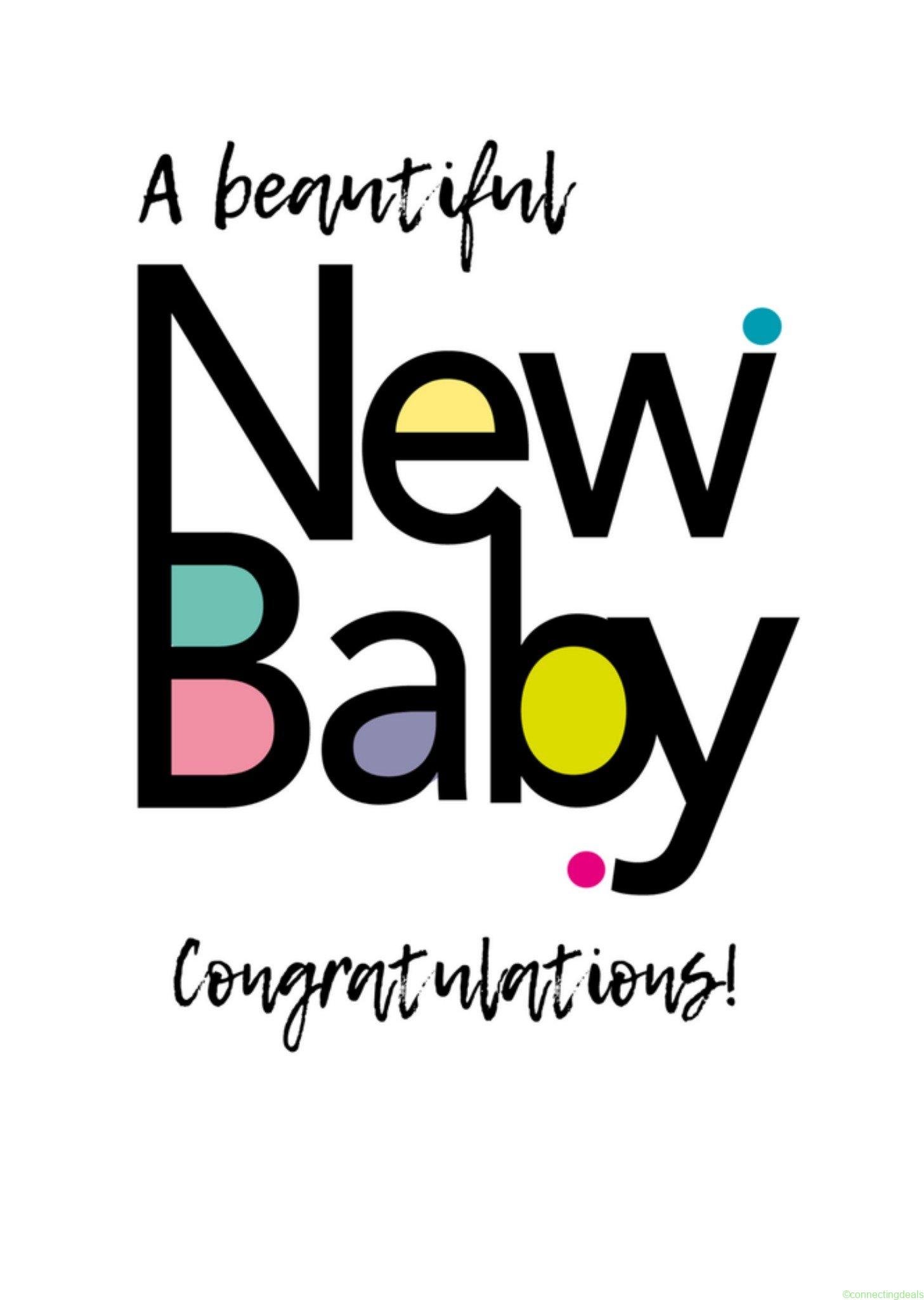 Papagrazi Geboortekaart new baby Postcard