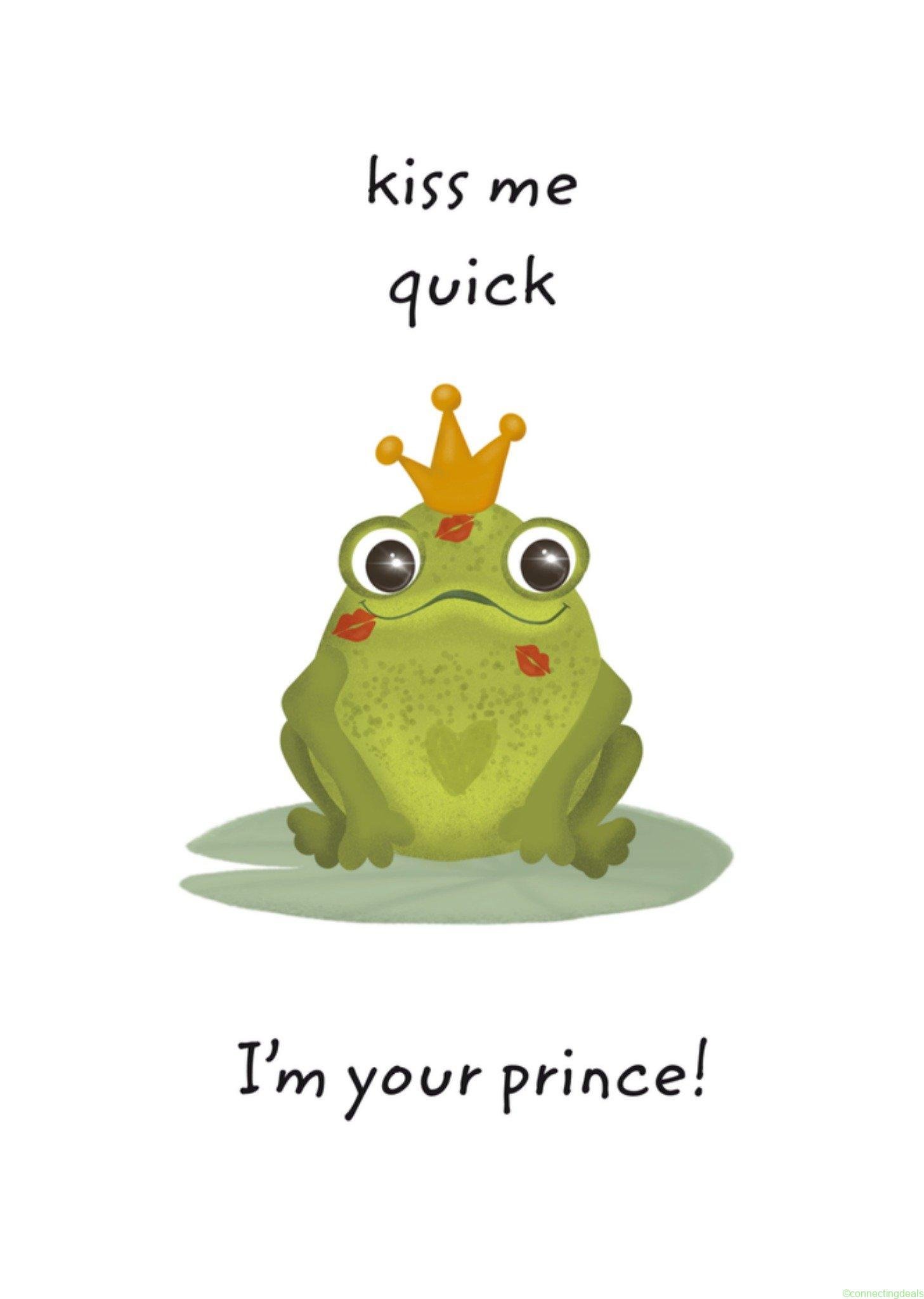 Tsjip Valentijnskaart Kikker Im your prince
