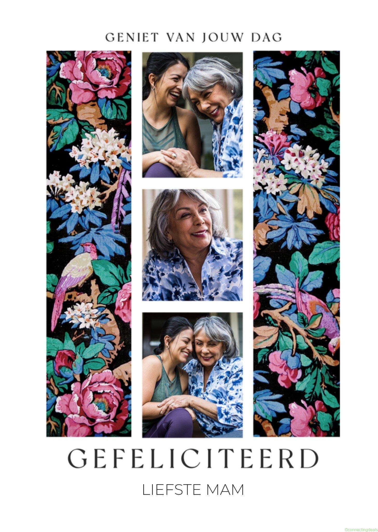 The V & A V & A Verjaardagskaart Bloemen