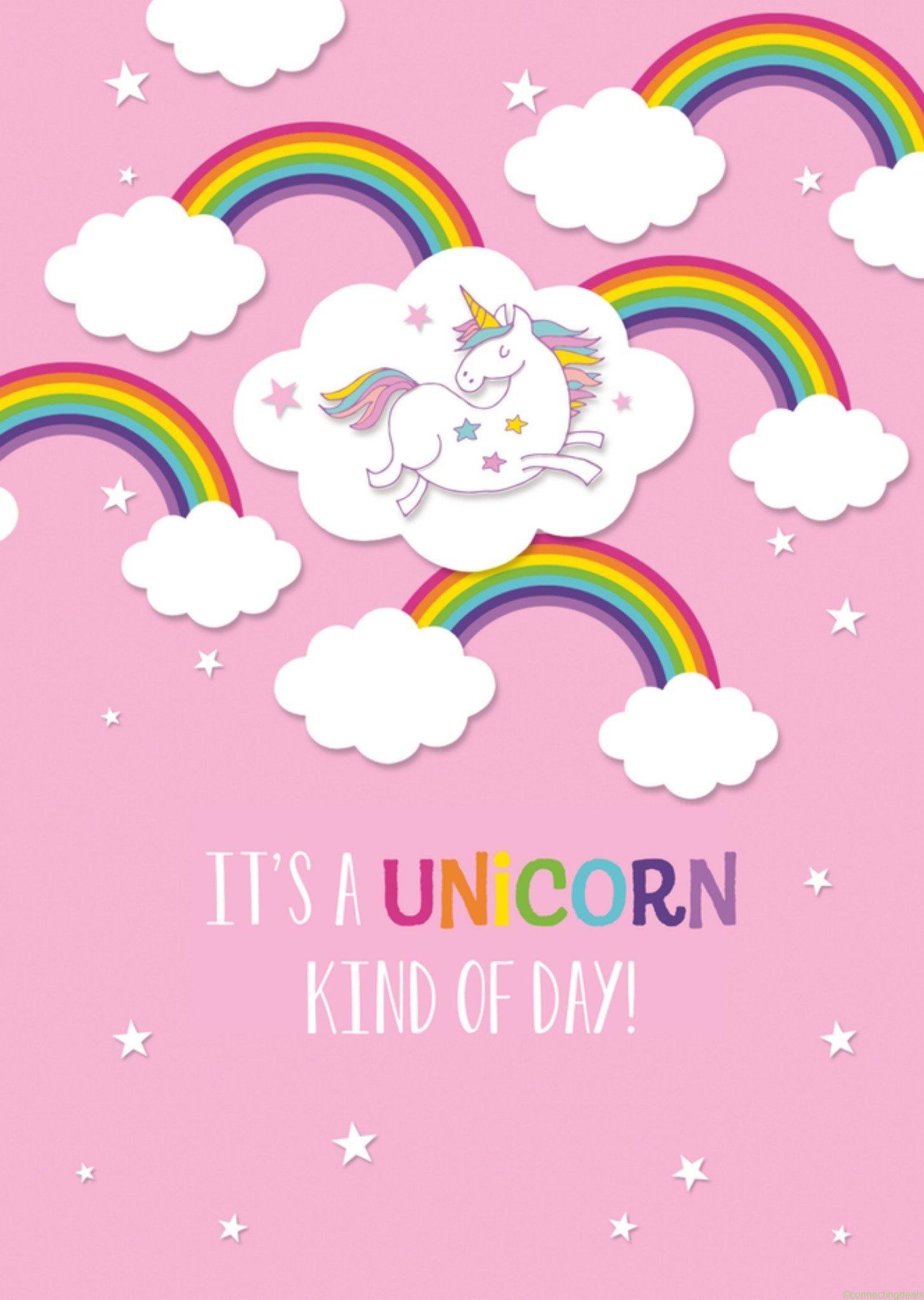 TMS Zomaar Meisje Unicorn Large Card