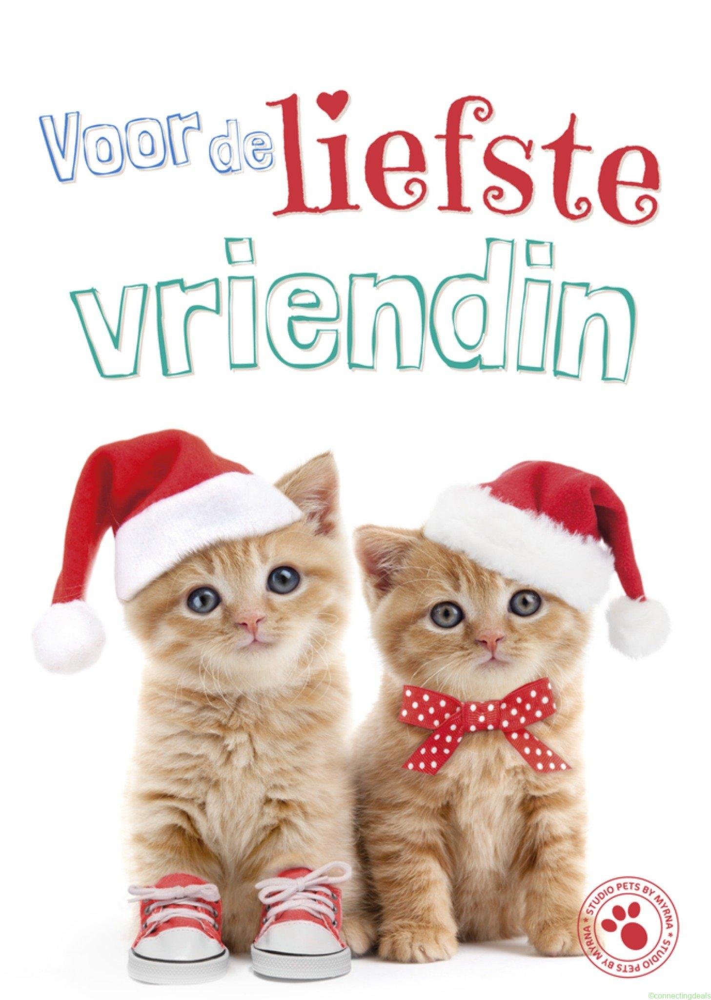 Studio Pets Kerstkaart Vriendin