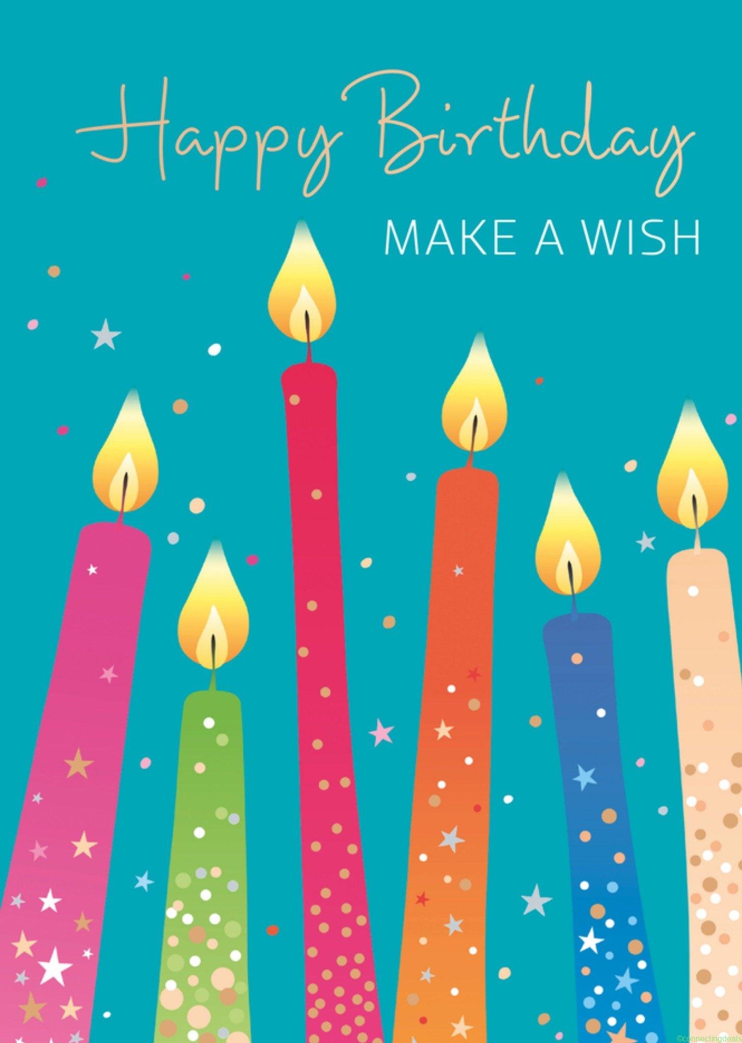 TMS Verjaardagskaart Kaarsen Standard