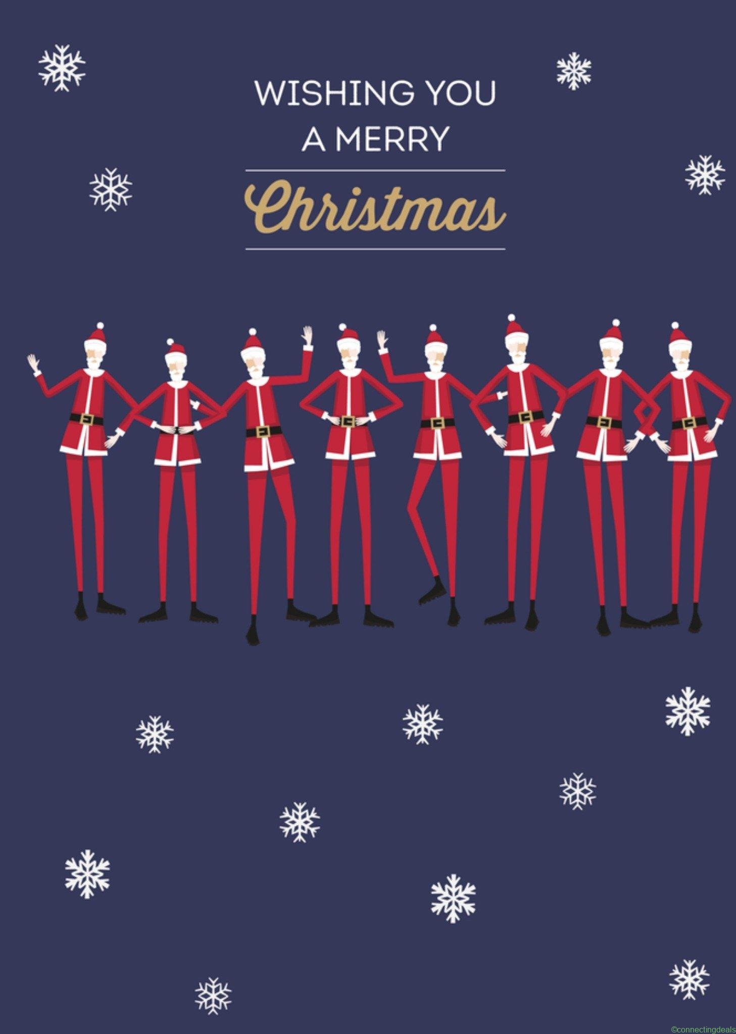 TMS Kerst Kerstman Giant Card