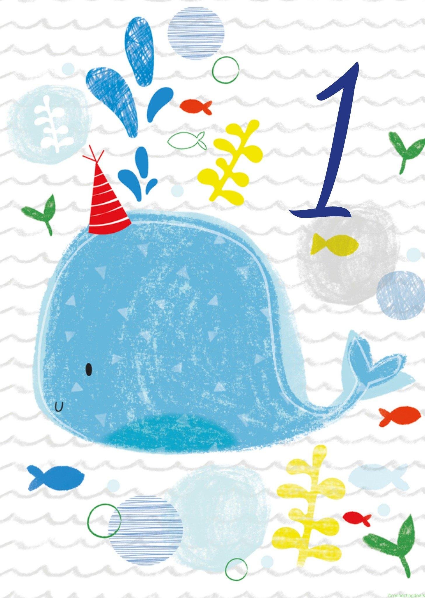 TMS Verjaardagskaart Walvis Standard