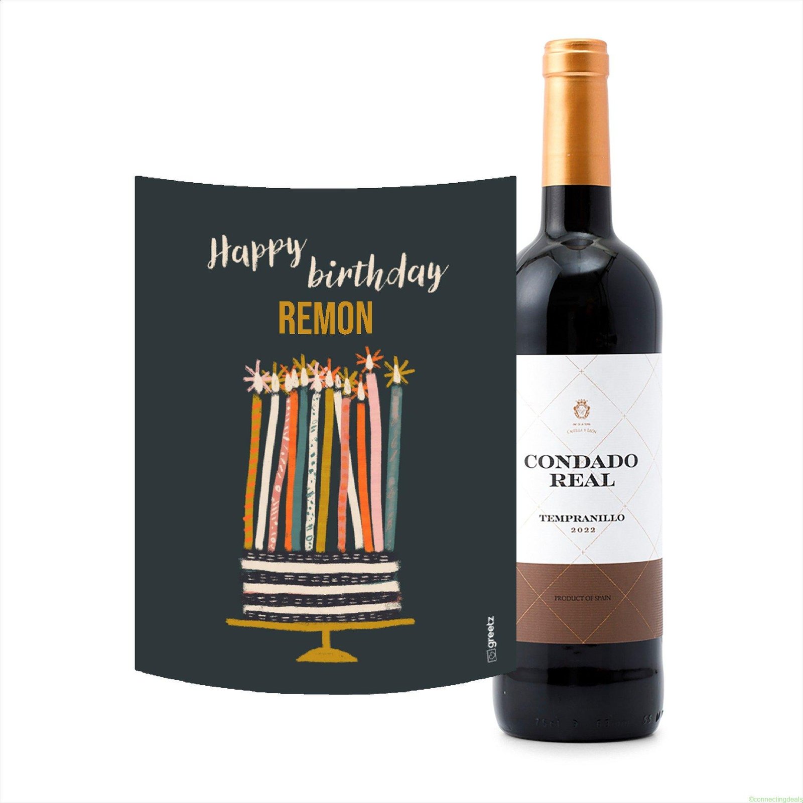 Condado Real Tempranillo Tinto Birthday met