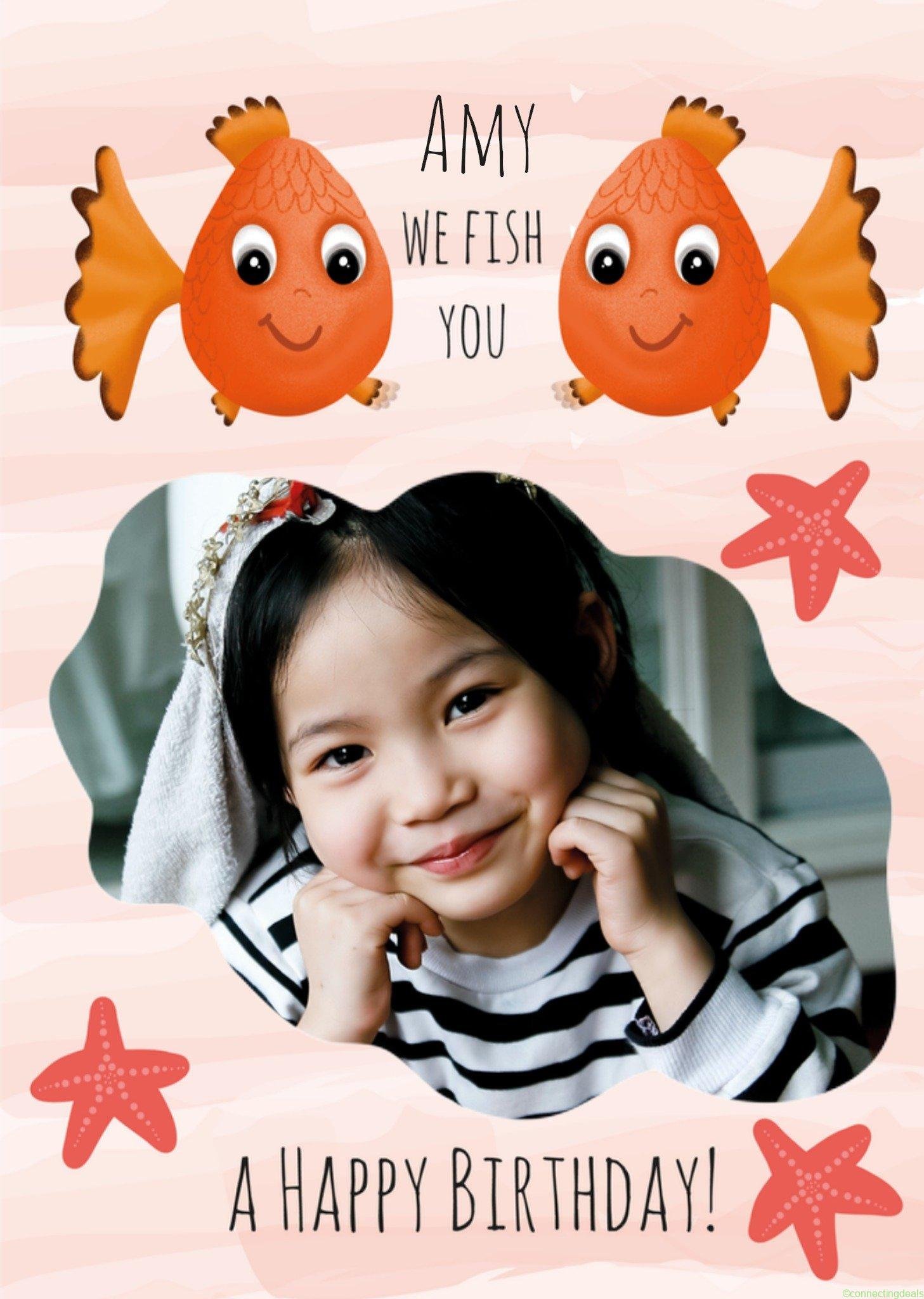 Tsjip Verjaardagskaart Vissen Met foto