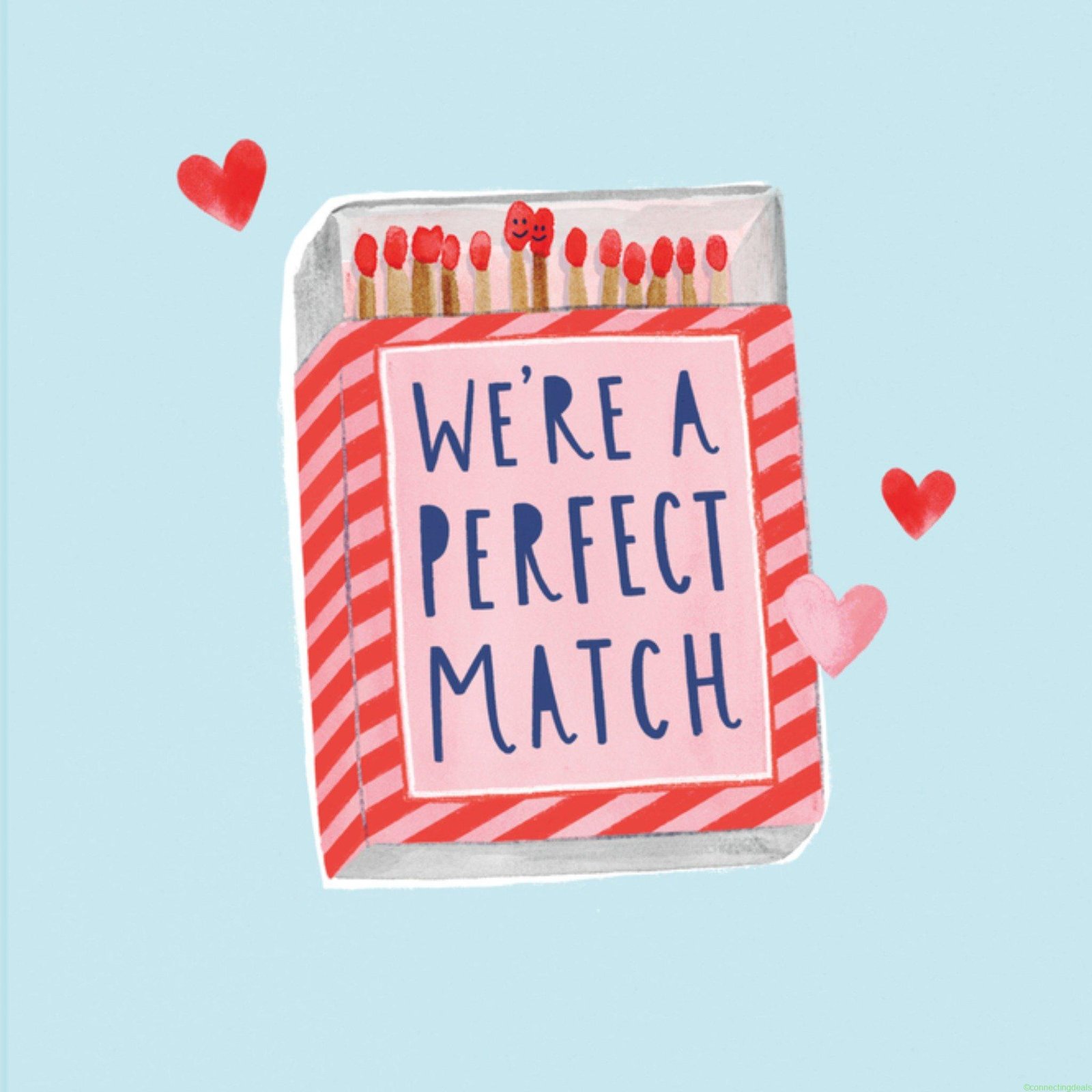 UK Greetings Valentijnskaart Perfect match