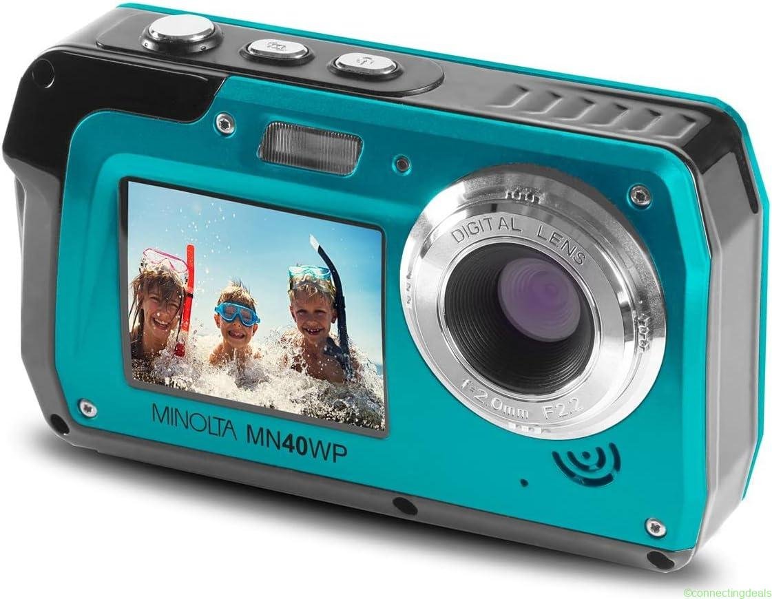 Minolta MN40WP Waterproof Dual-Screen