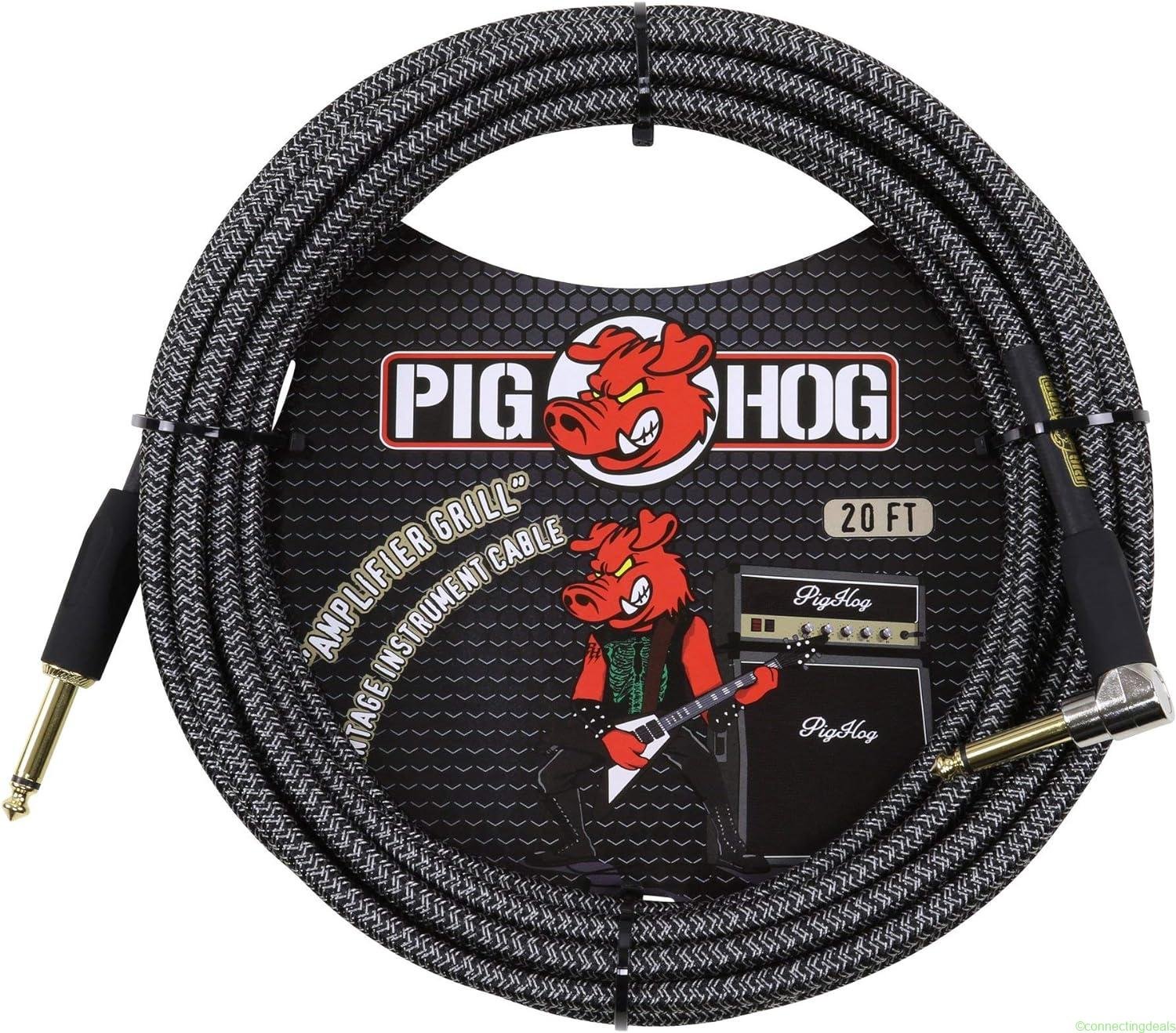Pig Hog PCH20AGR Right-Angle 14 to 14 Amplifier