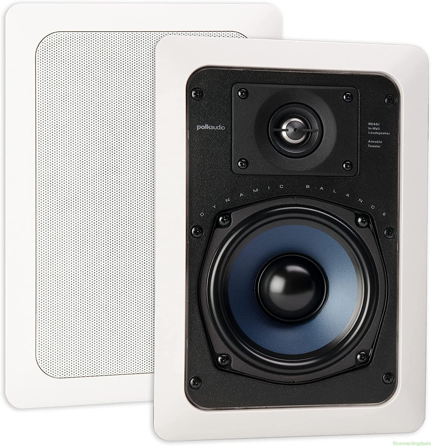 Polk Audio RC55i In-Wall Speakers Pair