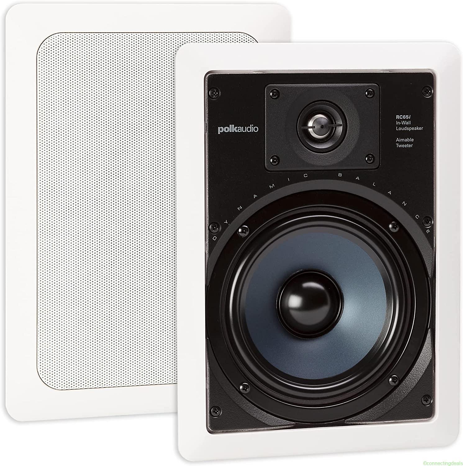 Polk Audio RC65i In-Wall Speakers Pair