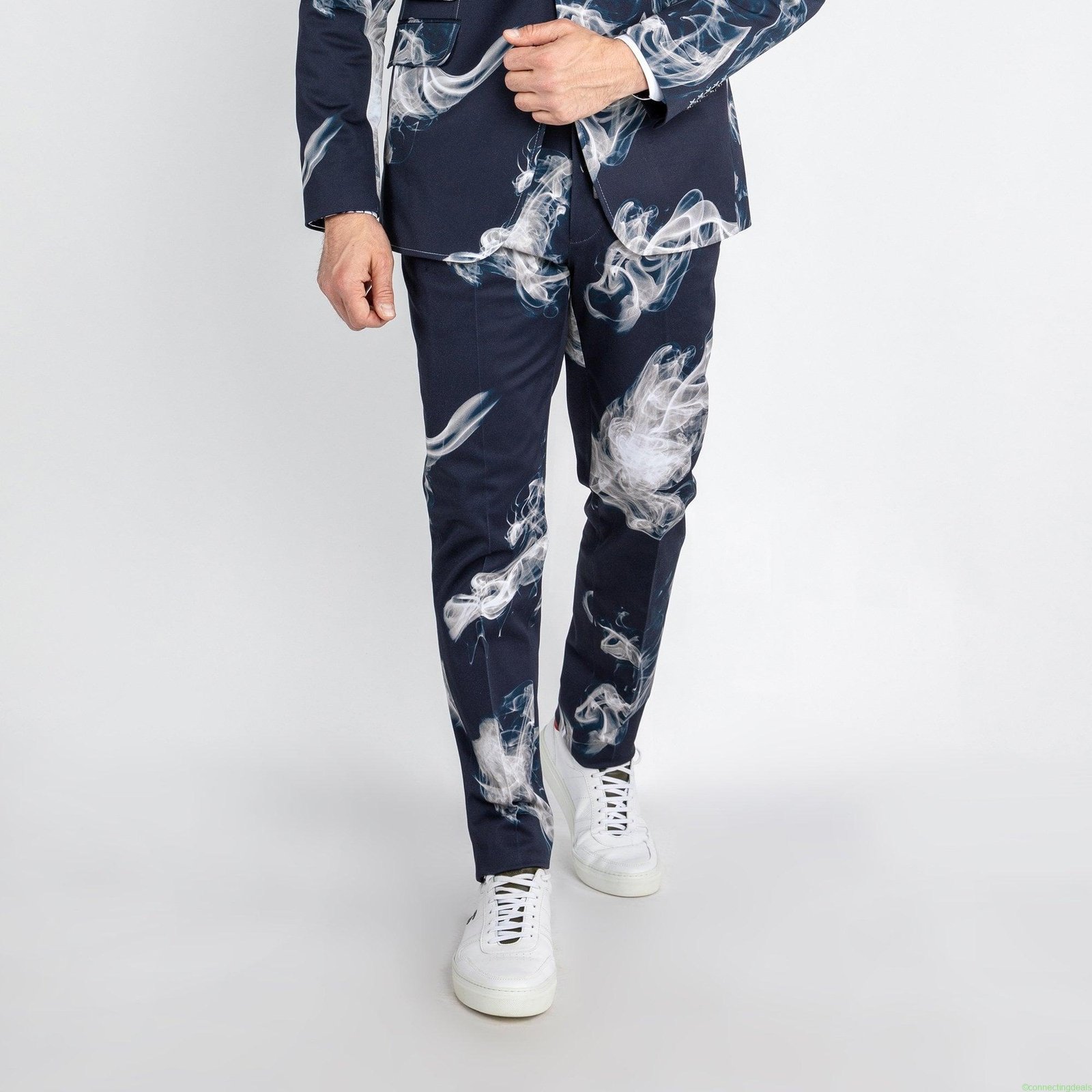 free ads PRINTED SUIT TROUSERS