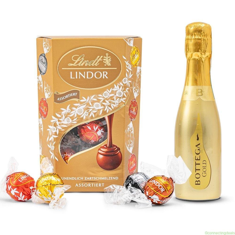 Bottega Prosecco 20cl Lindt LINDOR 200gr