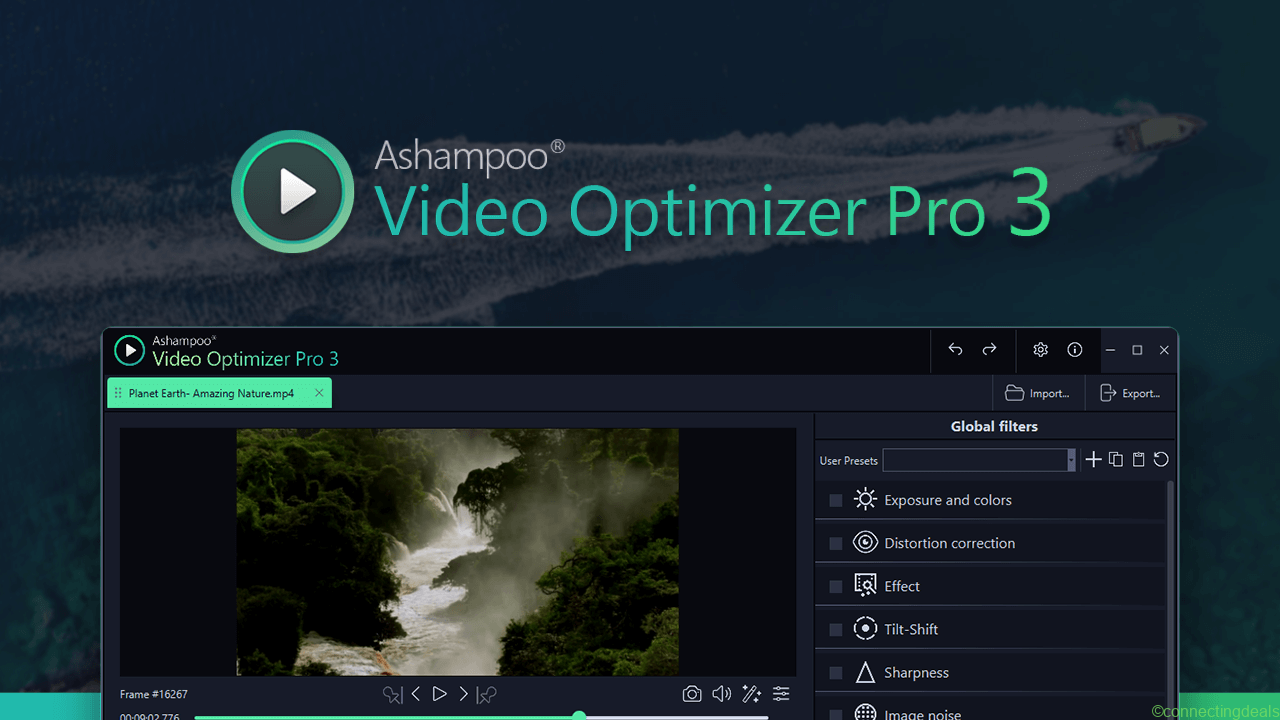Ashampoo Video Optimizer Pro 3 Landingpage