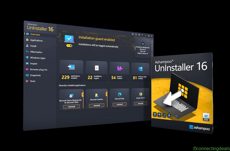 Ashampoo UnInstaller 16 Landingpage