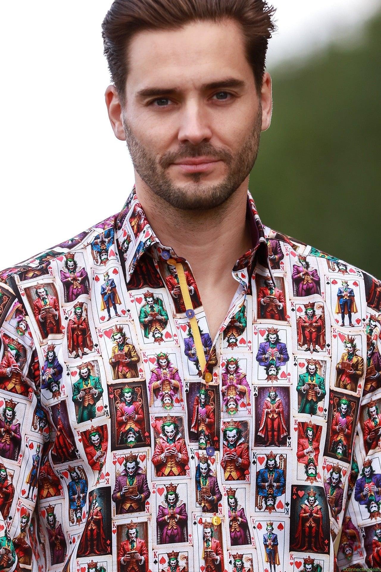 THE VILLAINS DECK PRINT SHIRT