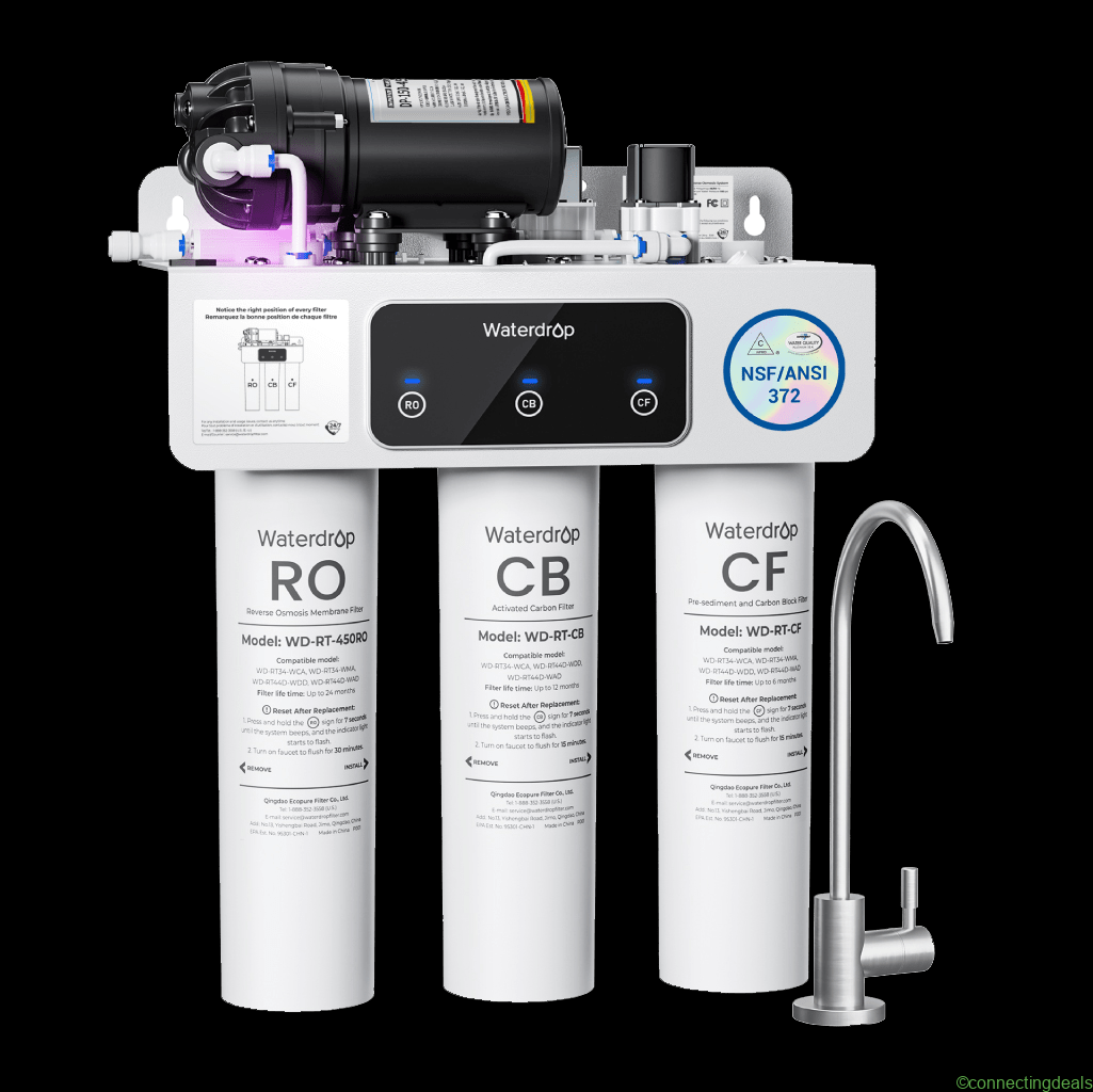 Waterdrop T3-C 450G Reverse Osmosis Water