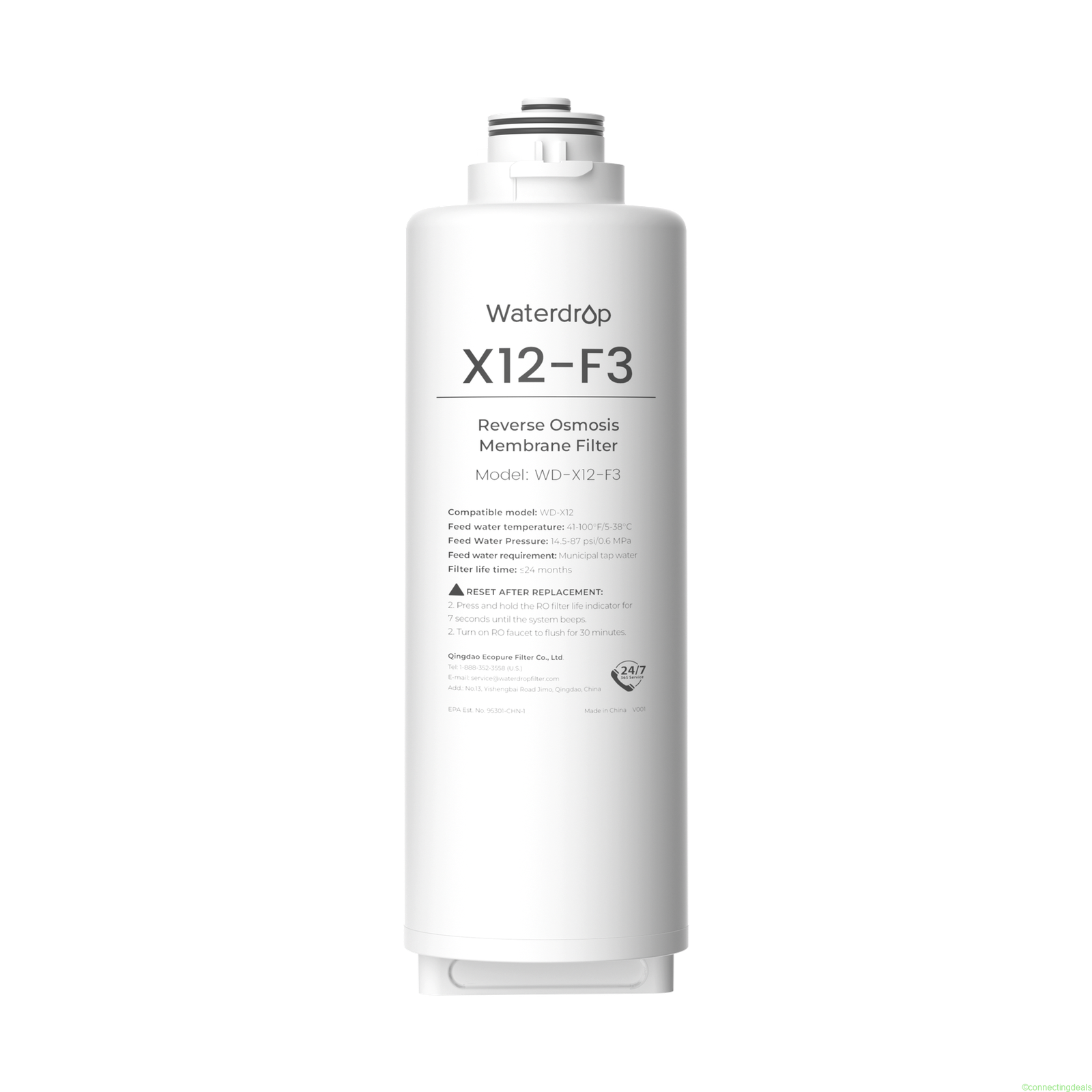 X12-F3 Filter for Waterdrop X12 Reverse