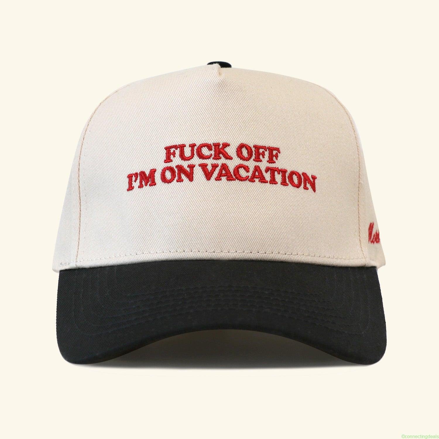 Vacation Snapback – BoneBlack