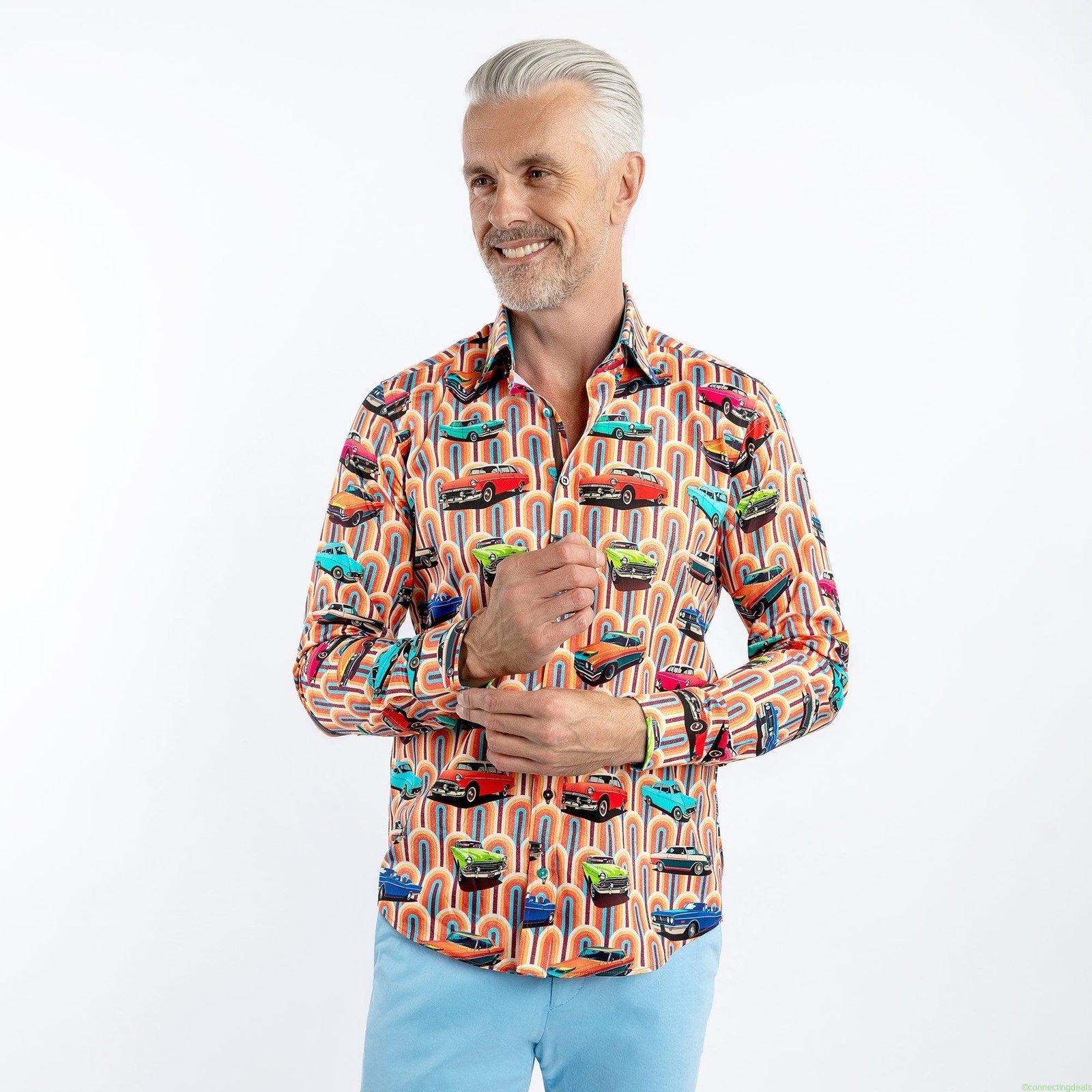 VINTAGE AND RETRO CAR PRINT SHIRT