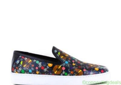 vinyl-disc-printed-slip-on-leather-sneakers-670081-2