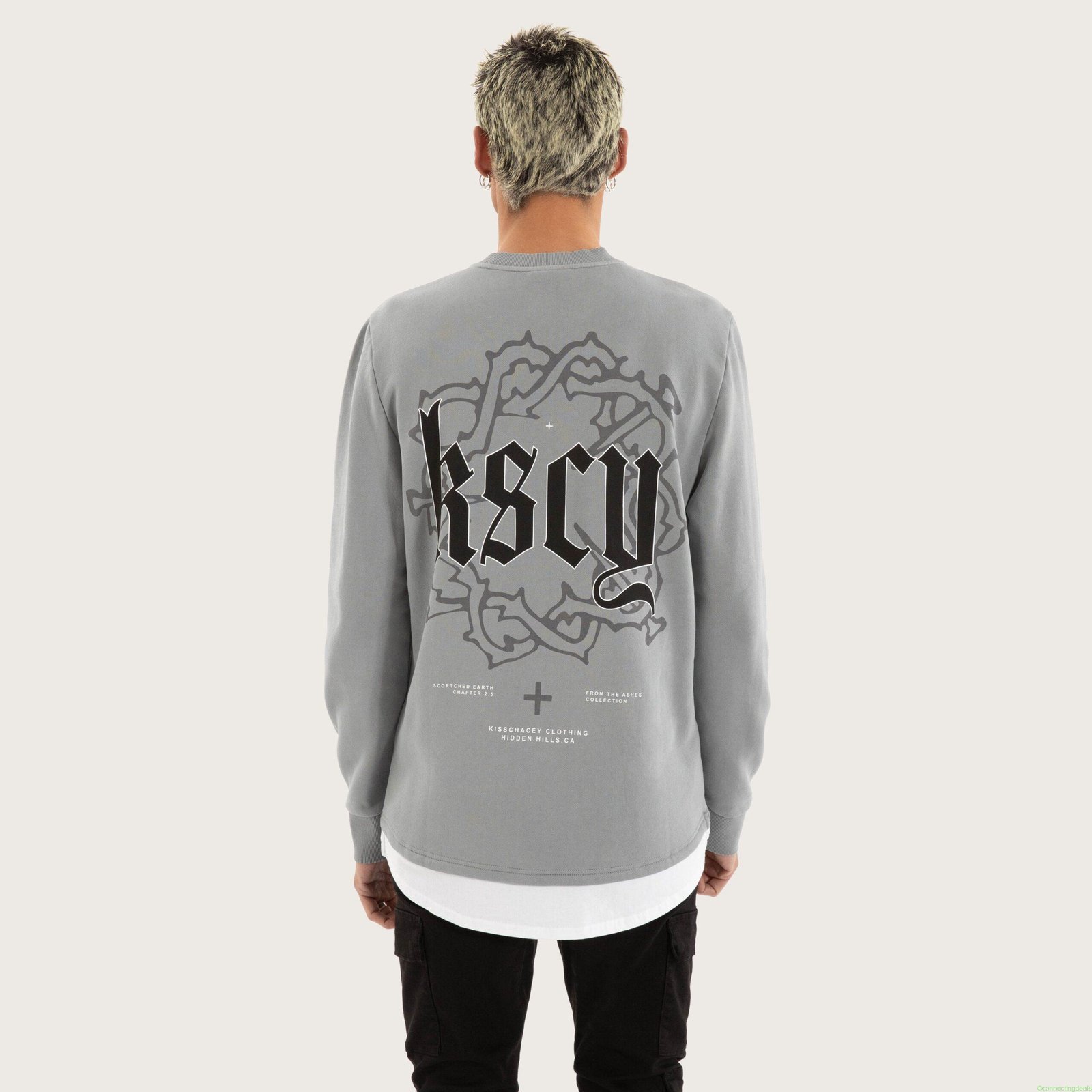 Weary Layered Sweater Pigment Ultimate Grey