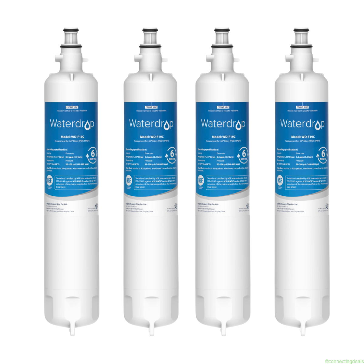 Waterdrop Built-in CHIP Replacement for GE RPWFE