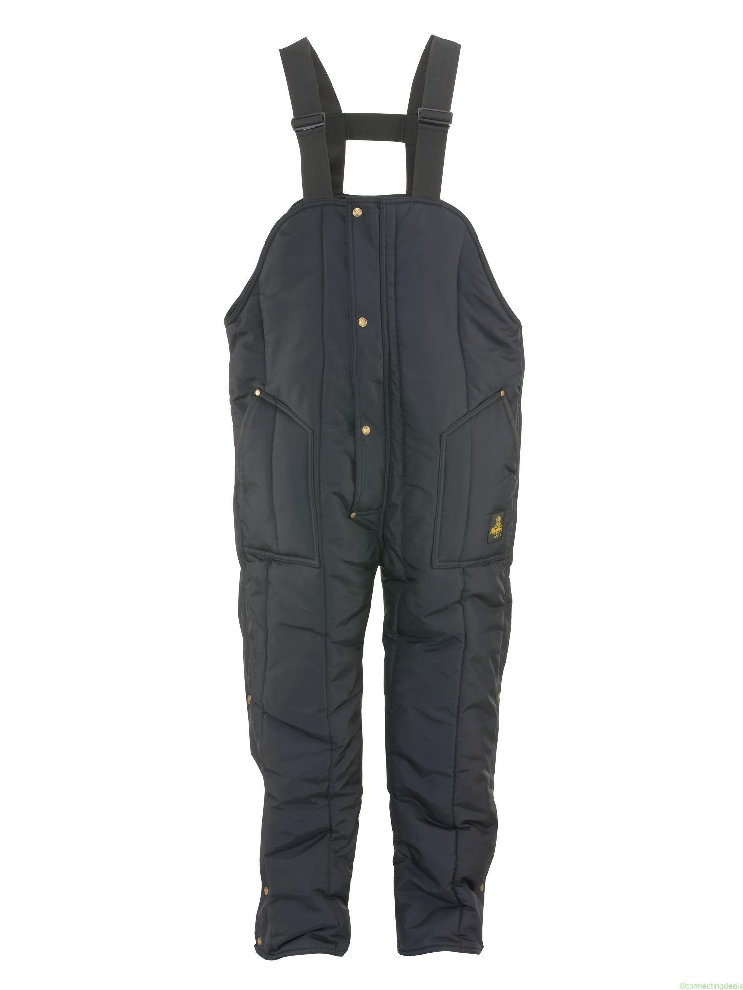 RefrigiWear Iron-Tuff Bib Overalls Navy Fit Big