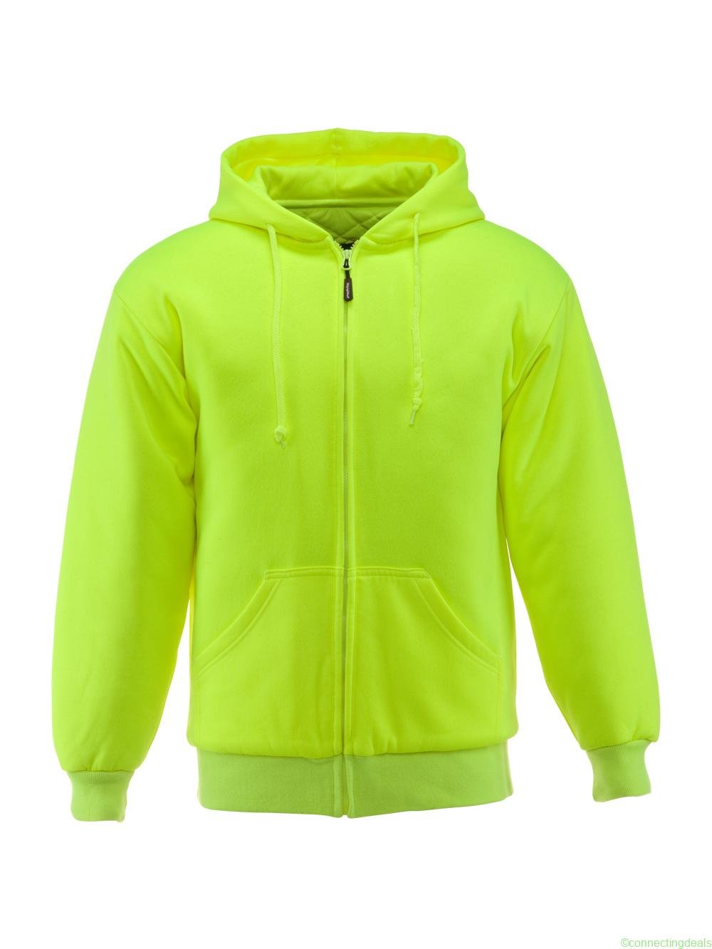 RefrigiWear HiVis Insulated Quilted Sweatshirt