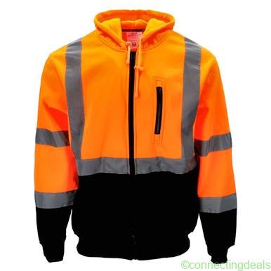 Avaska HiVis Two-Tone Hooded Full-Zip