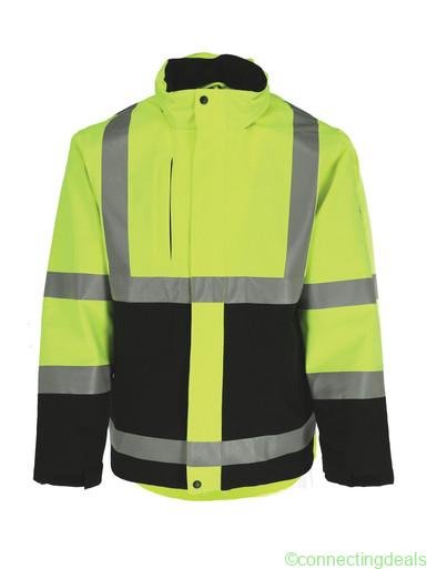 RefrigiWear HiVis 3-in-1 Rainwear Jacket