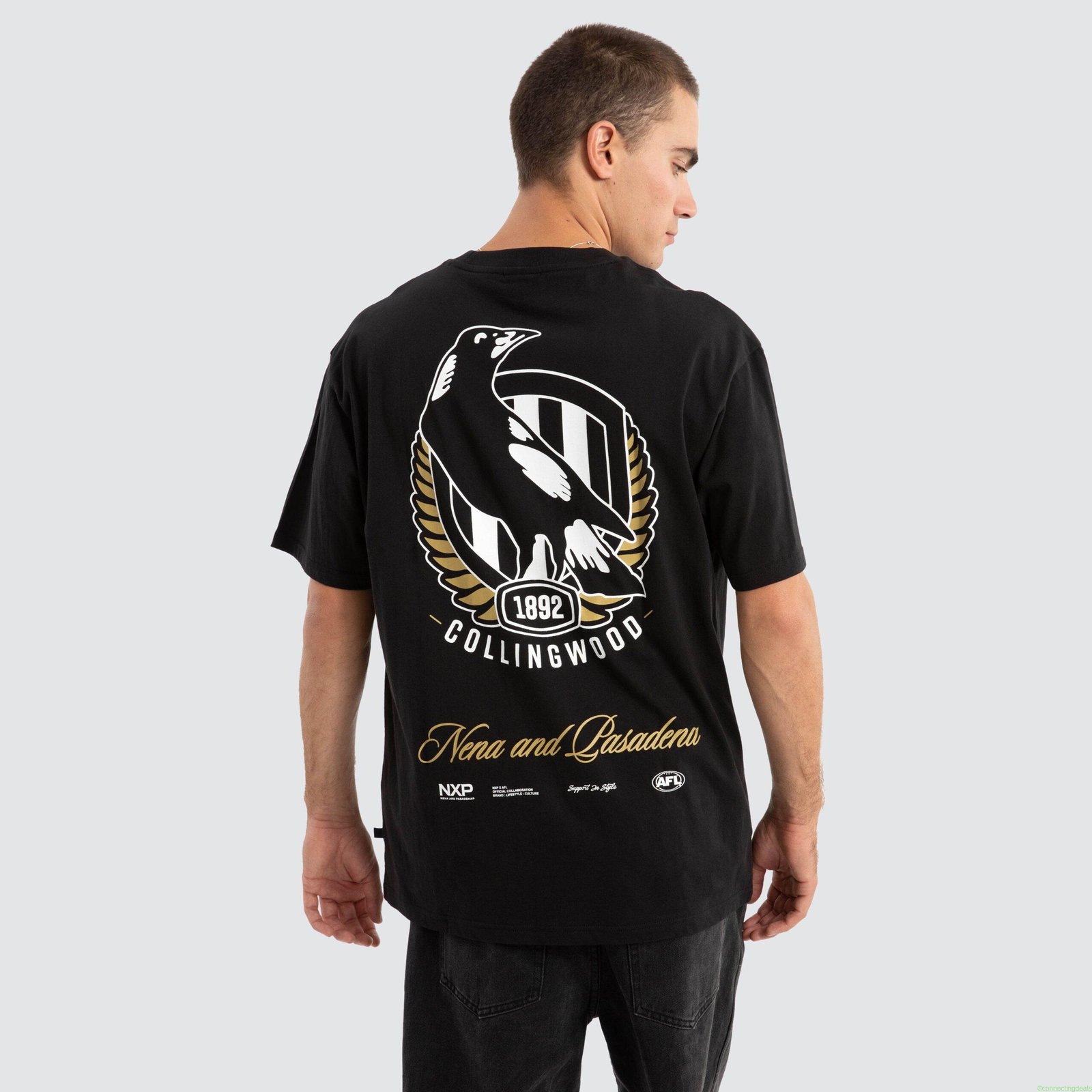 Collingwood Magpies AFL Season Tee Jet