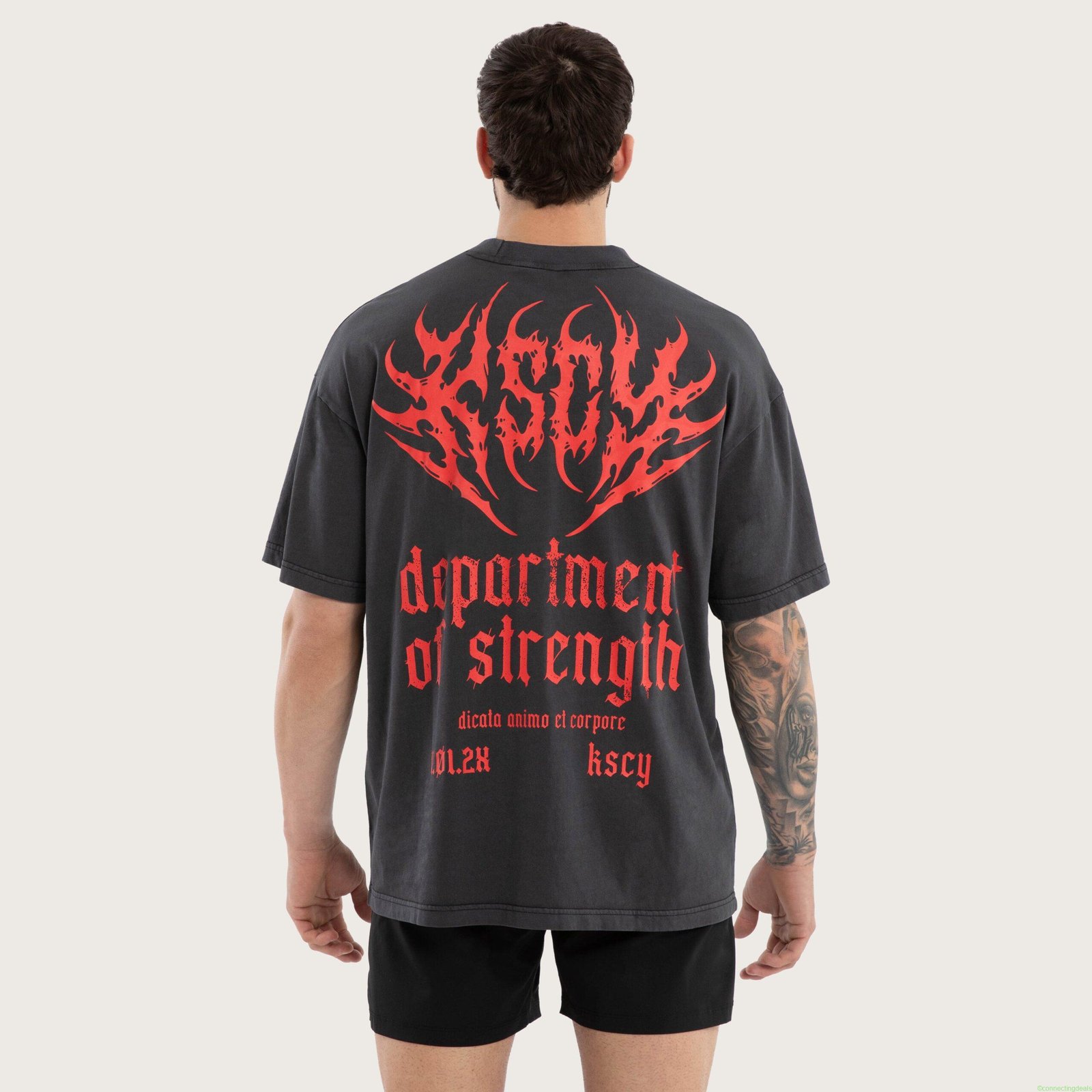 Cannibal Pump Cover Street Tee Pigment Black