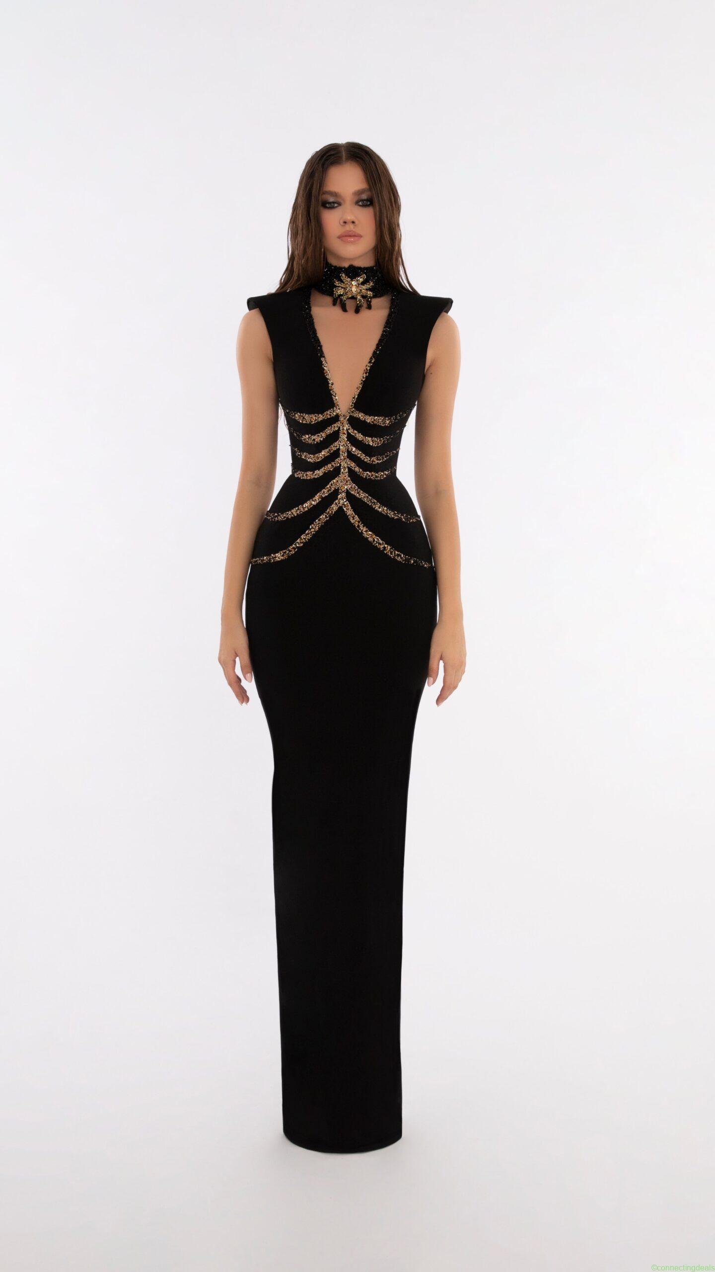 Halter Neck Spider Dress