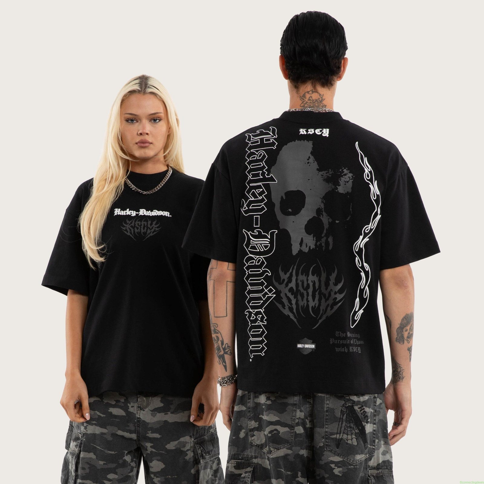 Burnout Street Tee Anthracite Black