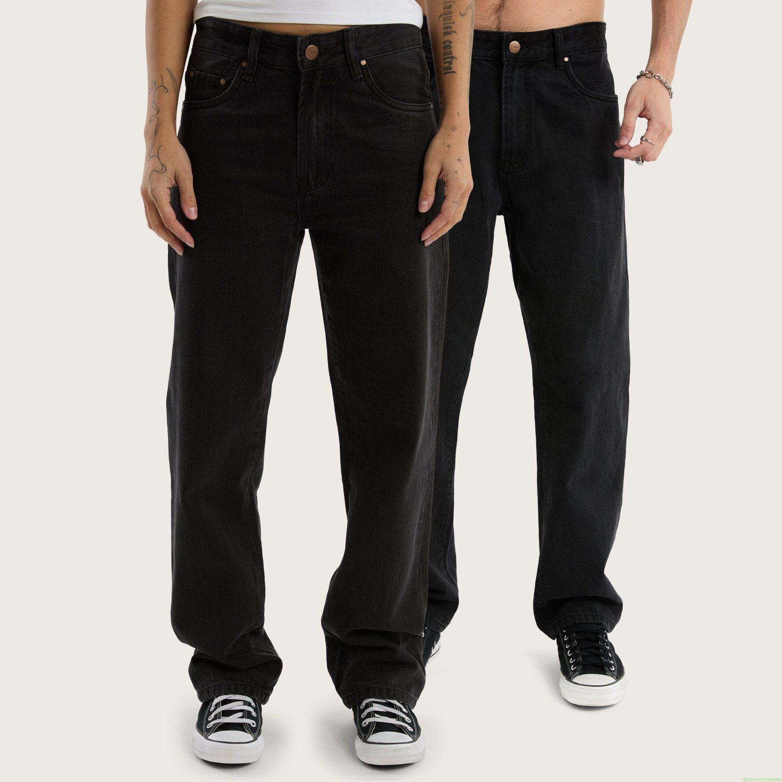 K5 Relaxed Fit Jean Black Grey