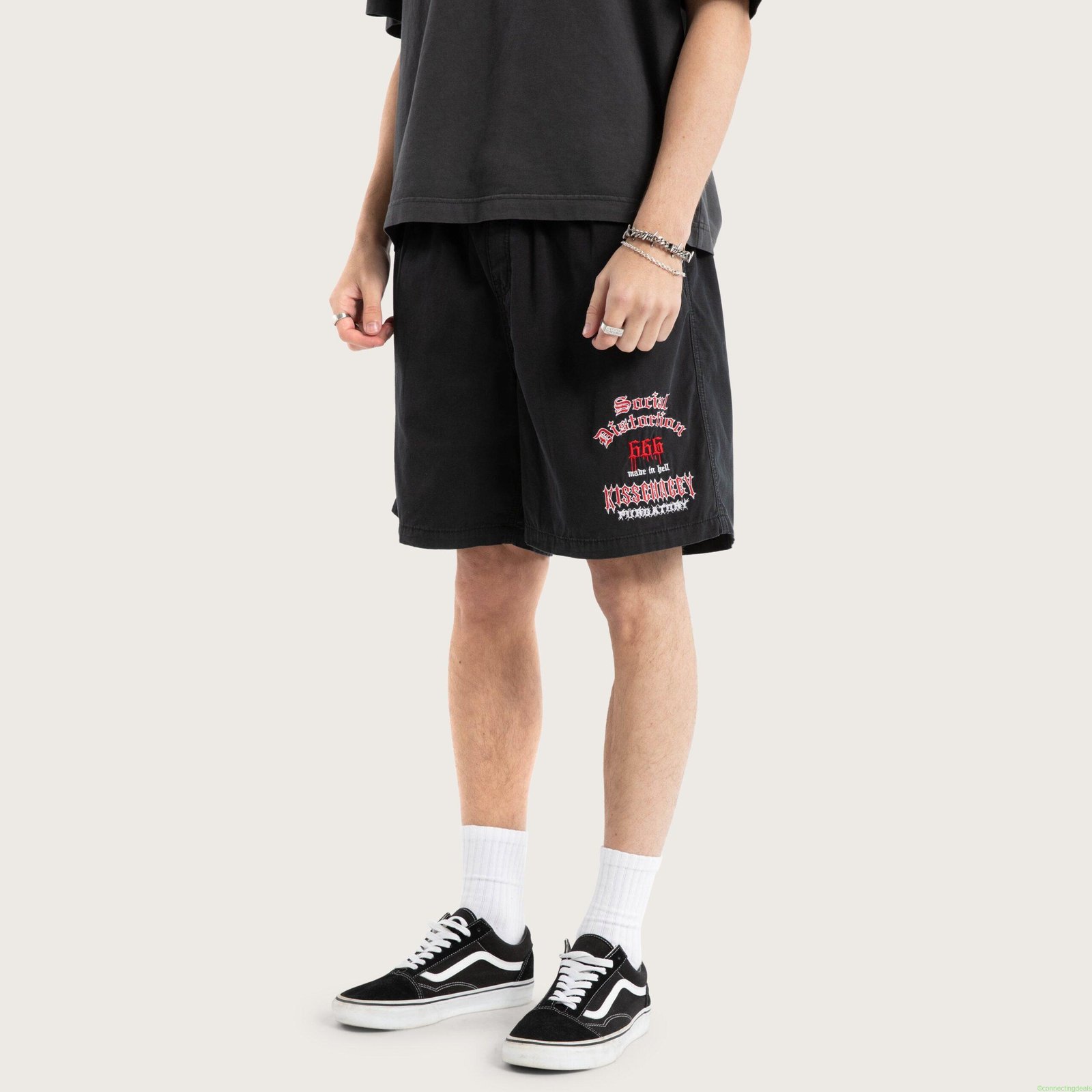 Anti Social Casual Walk Short Jet Black
